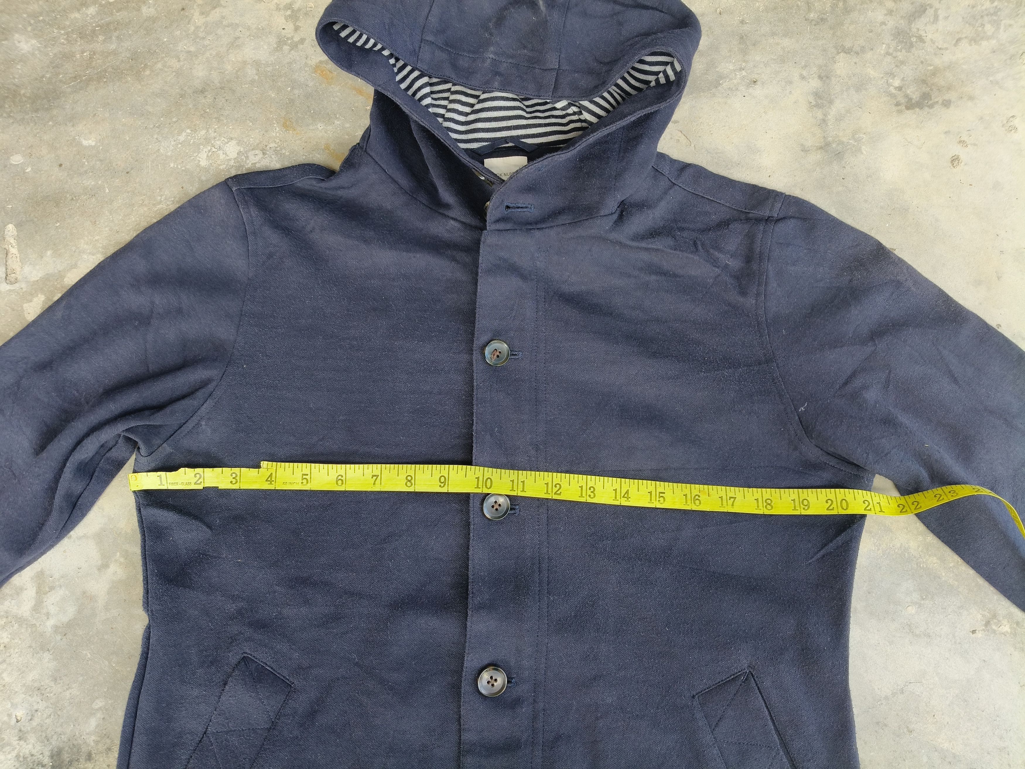 Japanese Brand Back Number Button Hoodie jacket Size L / US 10 / IT 46 - 13 Thumbnail