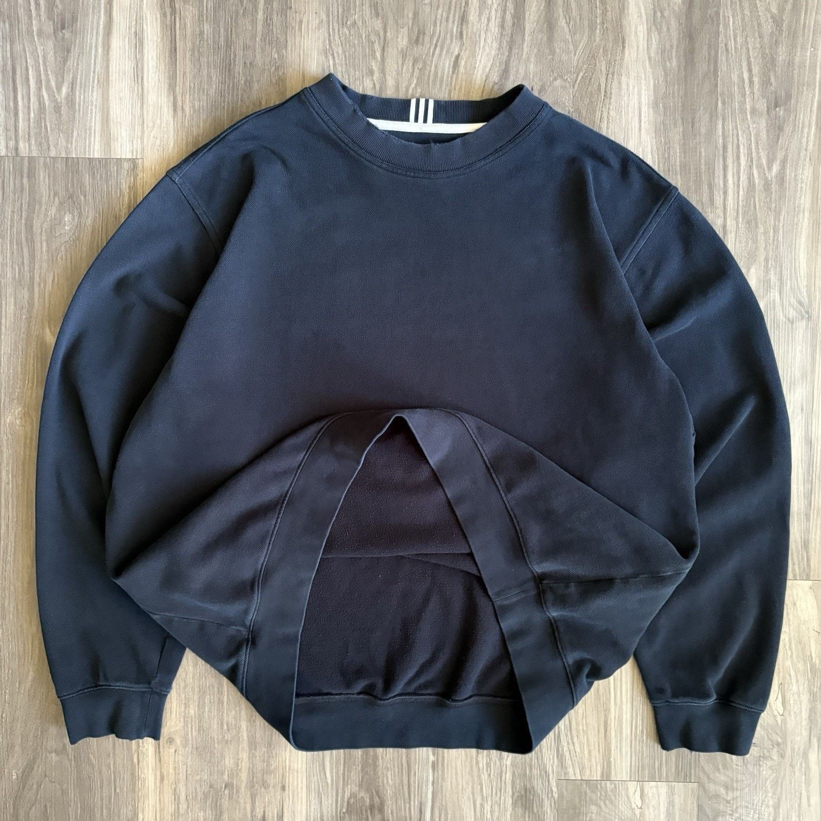 Vintage Vintage 50s 60s Black Flock Print Sweatshirt XL