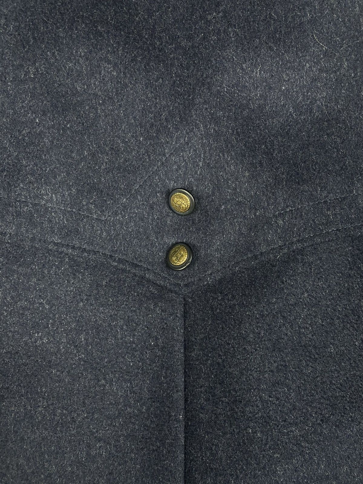 Other Vintage German Loden Wool Long Coat – Made in Germany Size XL / US 12-14 / IT 48-50 - 16 Thumbnail