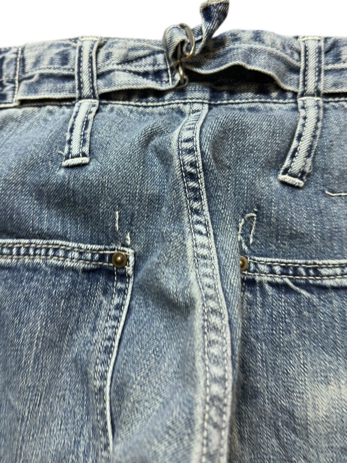 Johnbull Vintage Johbull Selvedge Carpenter Buckle Back Denim Size US 32 / EU 48 - 8 Thumbnail