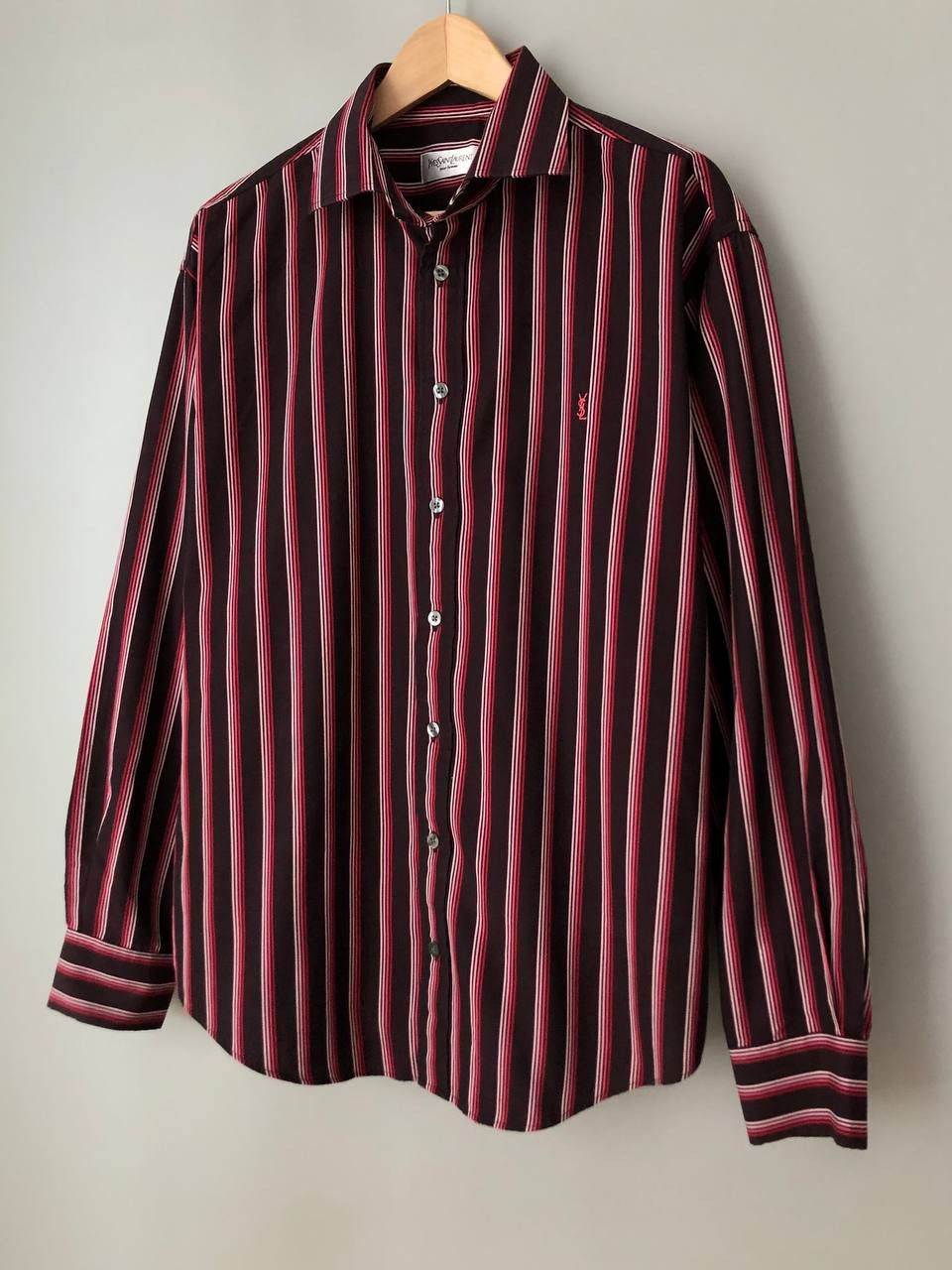 Vintage × Yves Saint Laurent Vintage shirt Yves Saint laurent Size US L / EU 52-54 / 3 - 3 Thumbnail