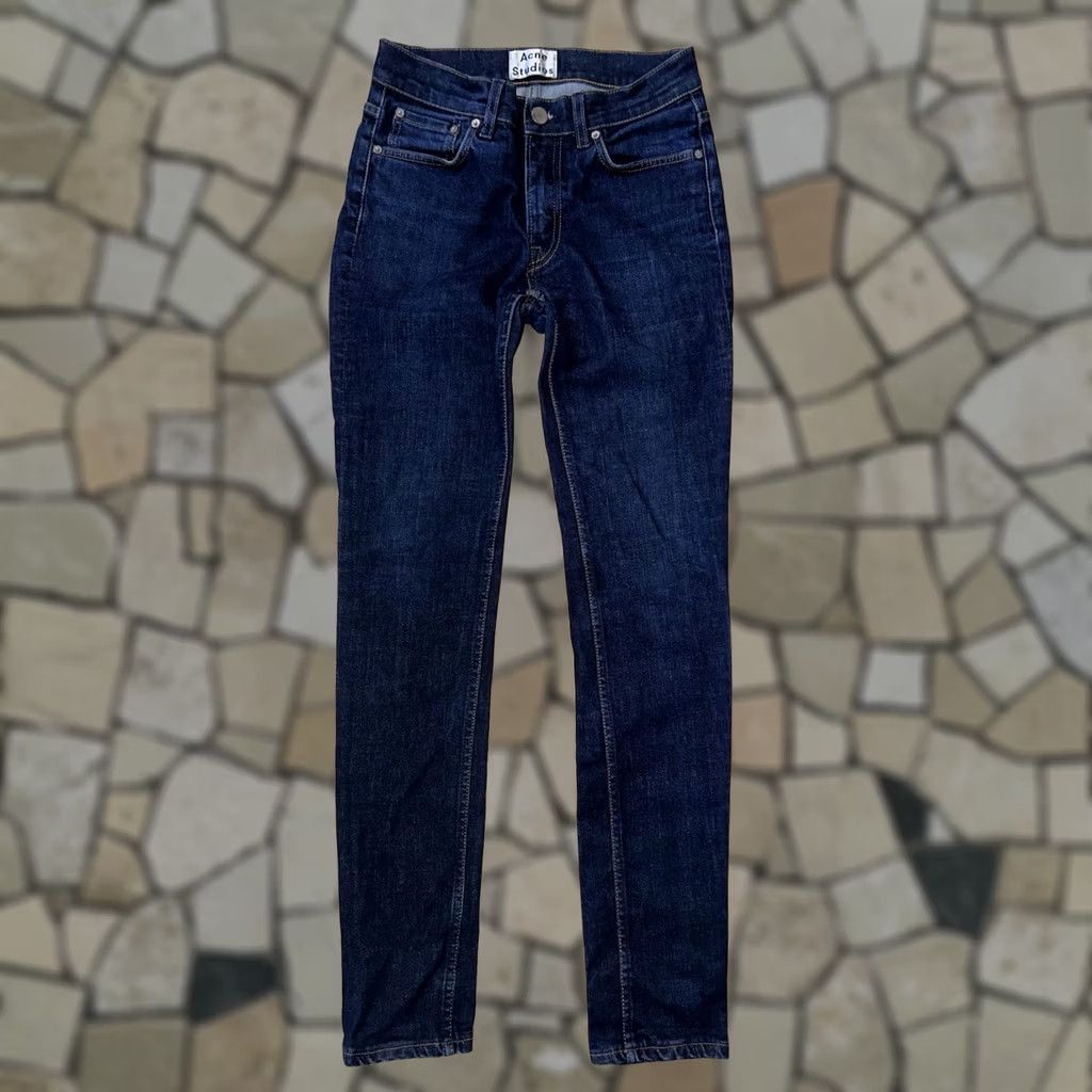 Acne Studios Acne Studios Ace Raw Gothic Denim Jeans 28x31 Slim Blue Jeans Streetwear Men City Apparel Logo 5-Pocket Size US 28 / EU 44 - 1 Thumbnail