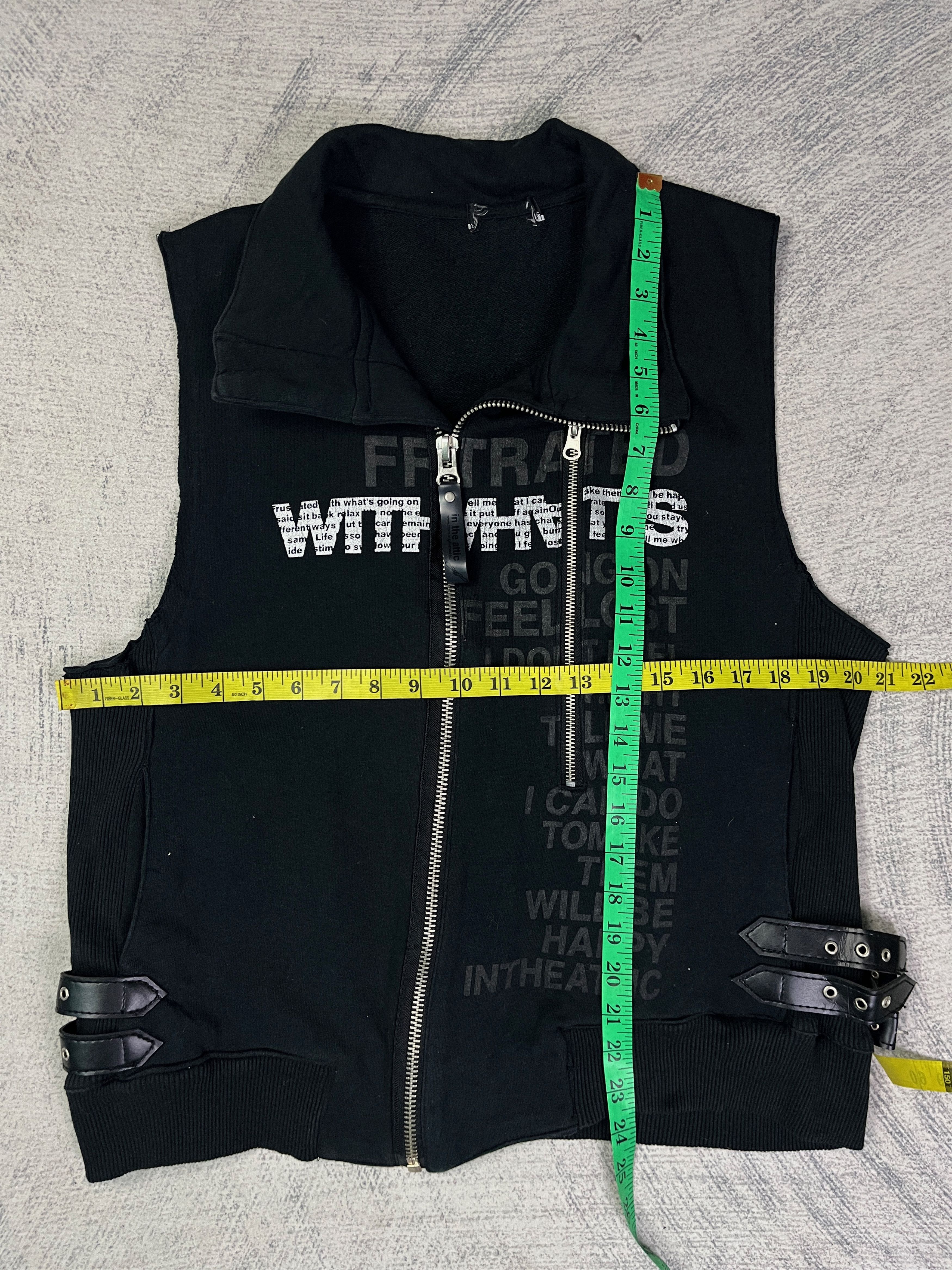 In The Attic Poem Vkei Style Asymmetrical Sleeveless Jacket Seditionaries Size US M / EU 48-50 / 2 - 13 Thumbnail