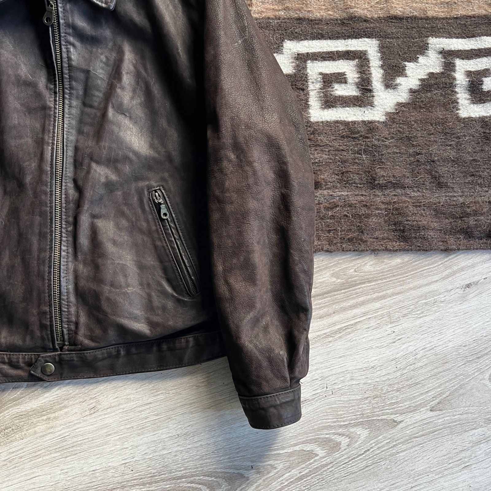 Genuine Leather Vintage Leather 1957 Firenze Jacket 9772AC Size US L / EU 52-54 / 3 - 5 Thumbnail