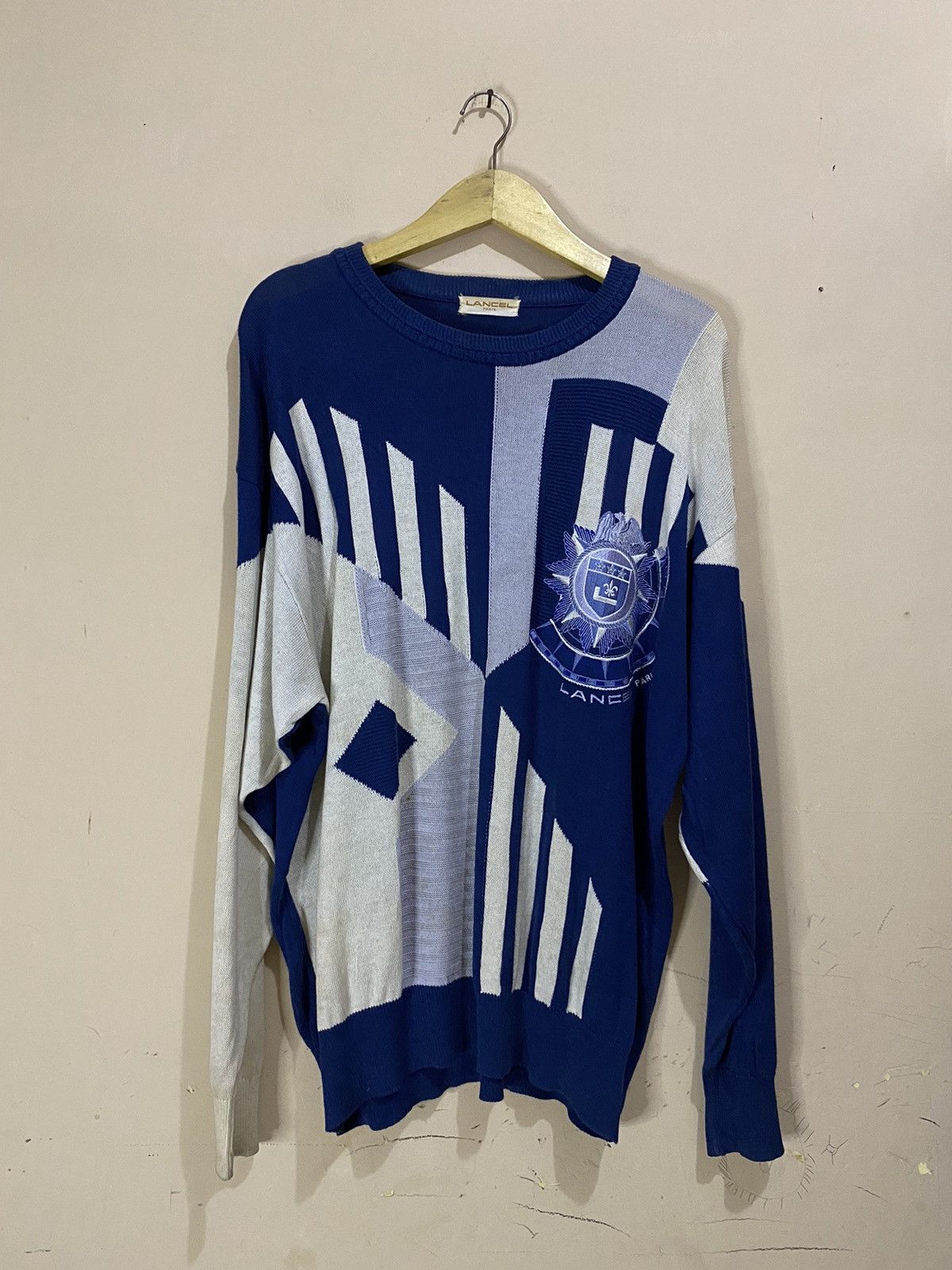 Homespun Knitwear × Lancel Vintage Lancel Paris Knitwear Size US XL / EU 56 / 4 - 1 Thumbnail