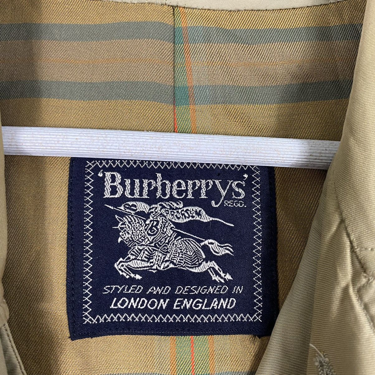 Burberry × Vintage 💥90s BURBERRYS NOVA CHECK TRENCH COAT Size US M / EU 48-50 / 2 - 10 Thumbnail