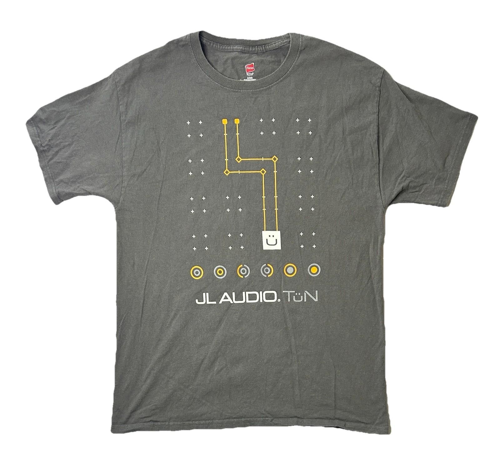 Hanes Vintage JL Audio TUN Gray Shirt Mens Large Speakers Tuning Size US L / EU 52-54 / 3 - 1 Thumbnail