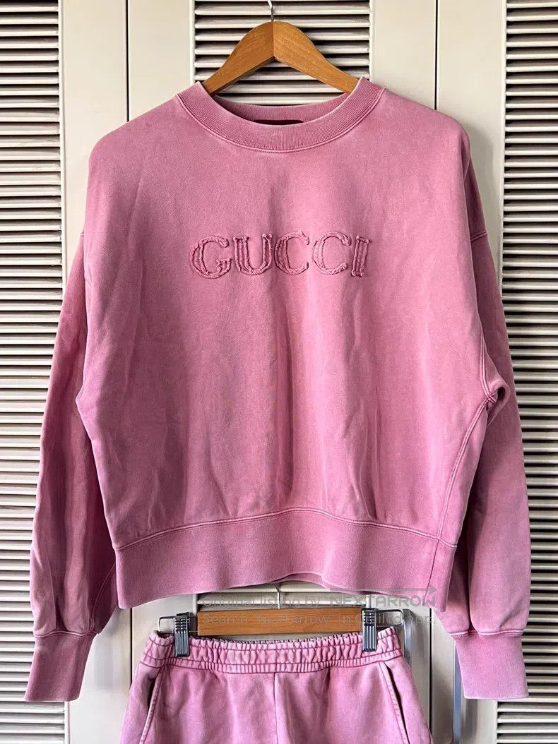 Gucci Gucci Pink sweatshirt shorts set Size XS / US 0-2 / IT 36-38 - 2 Thumbnail