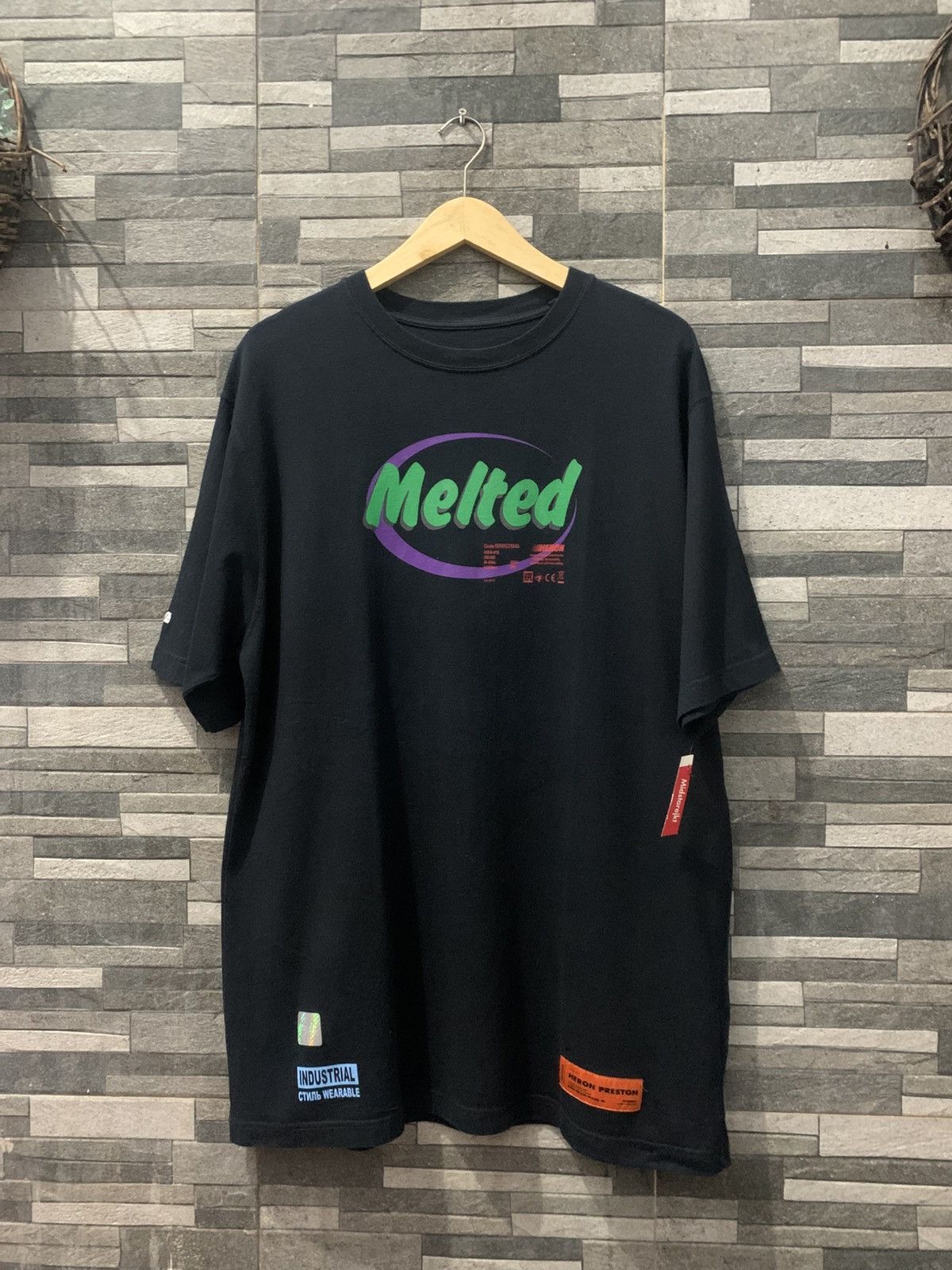 Heron Preston HERON PRESTON " MELTED " Tee Size US XL / EU 56 / 4 - 1 Thumbnail