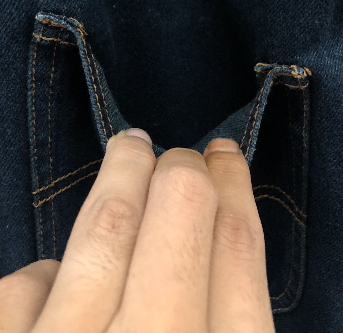 Japanese Brand Vintage Back & Forth Jeans Overalls Size US 37 - 11 Thumbnail