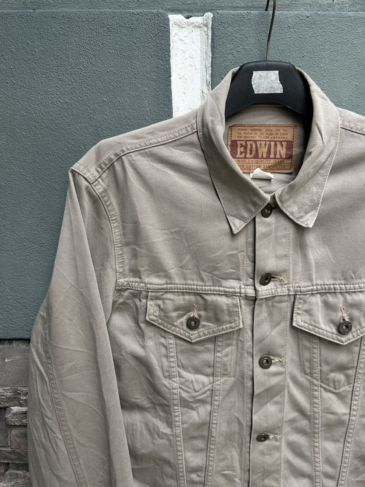 Edwin Vintage Edwin denim trucker jacket Size L / US 10 / IT 46 - 2 Thumbnail