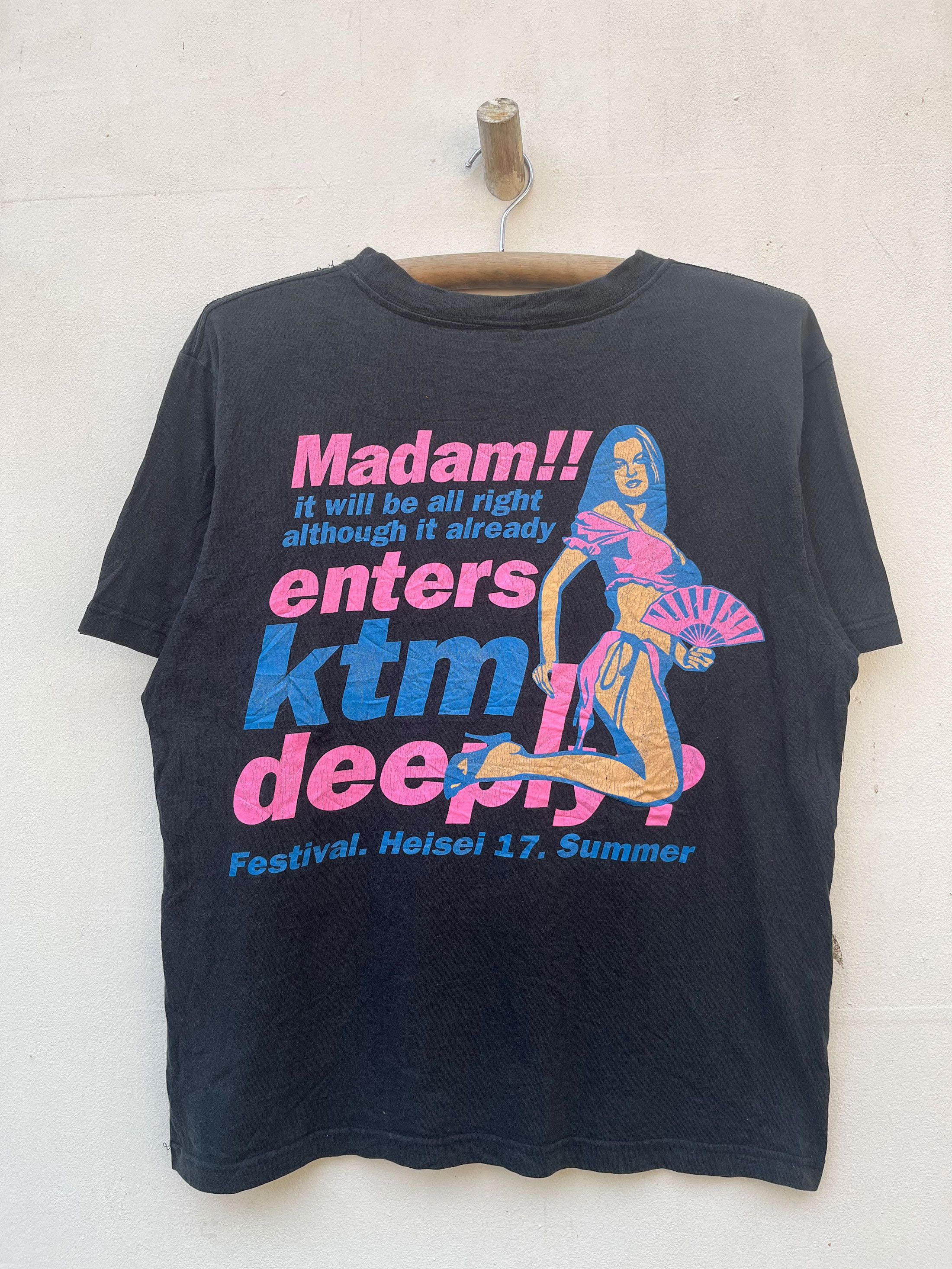 Arts & Science × Sci-Fi Fantasy Vintage KTM Japan Naked Sexy Girl Back Hit Art Size US L / EU 52-54 / 3 - 3 Thumbnail