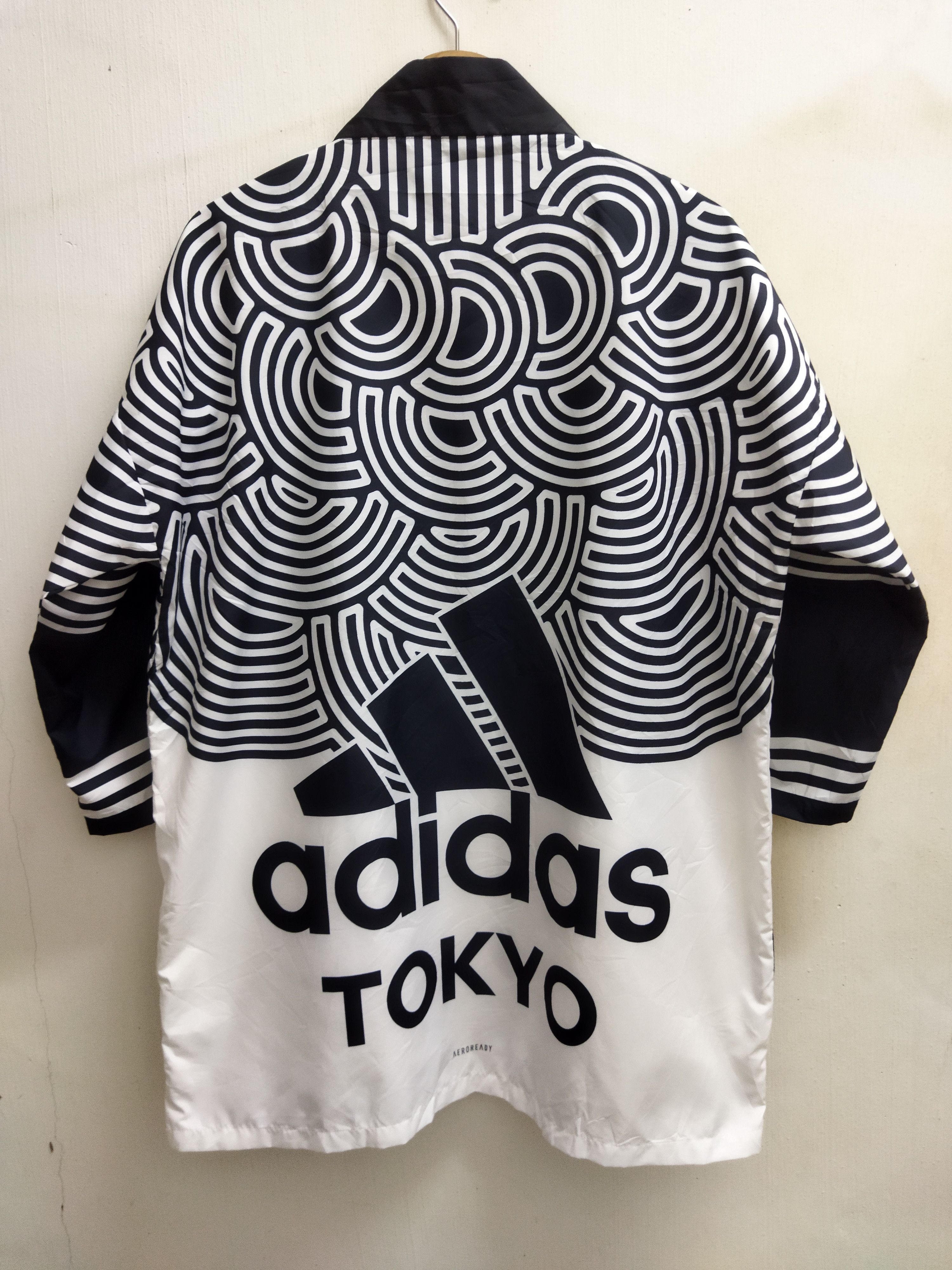 image of Adidas Kimono Tokyo Pack Happi Jacket in Black, Men's (Size XL)