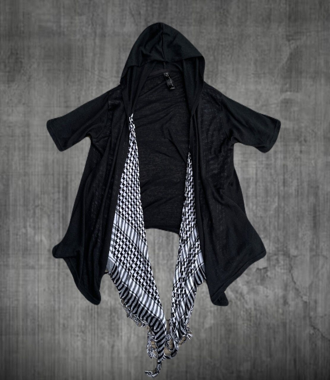If Six Was Nine 2000s Japanese archive Vkei Layered Docking Sheer Cardigan Size US M / EU 48-50 / 2 - 1 Thumbnail