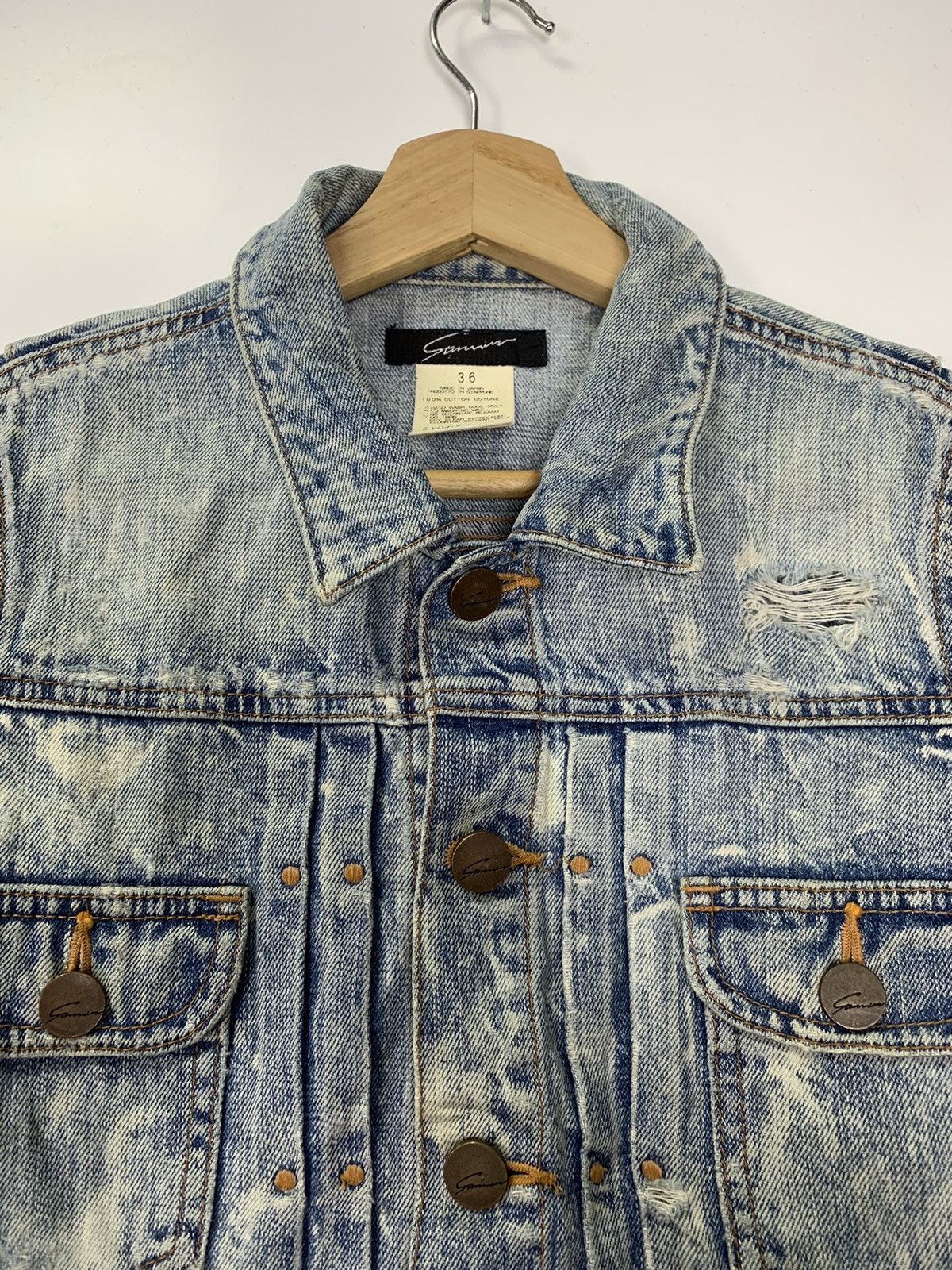 Japanese Brand Stunner crop denim jacket Size US S / EU 44-46 / 1 - 3 Thumbnail