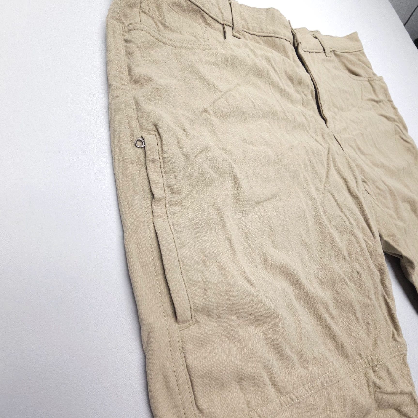 Eddie Bauer Eddie Bauer Travex Pants Mens 40 x 32 Khaki Canvas Workwear Chino Size US 40 / EU 56 - 4 Thumbnail