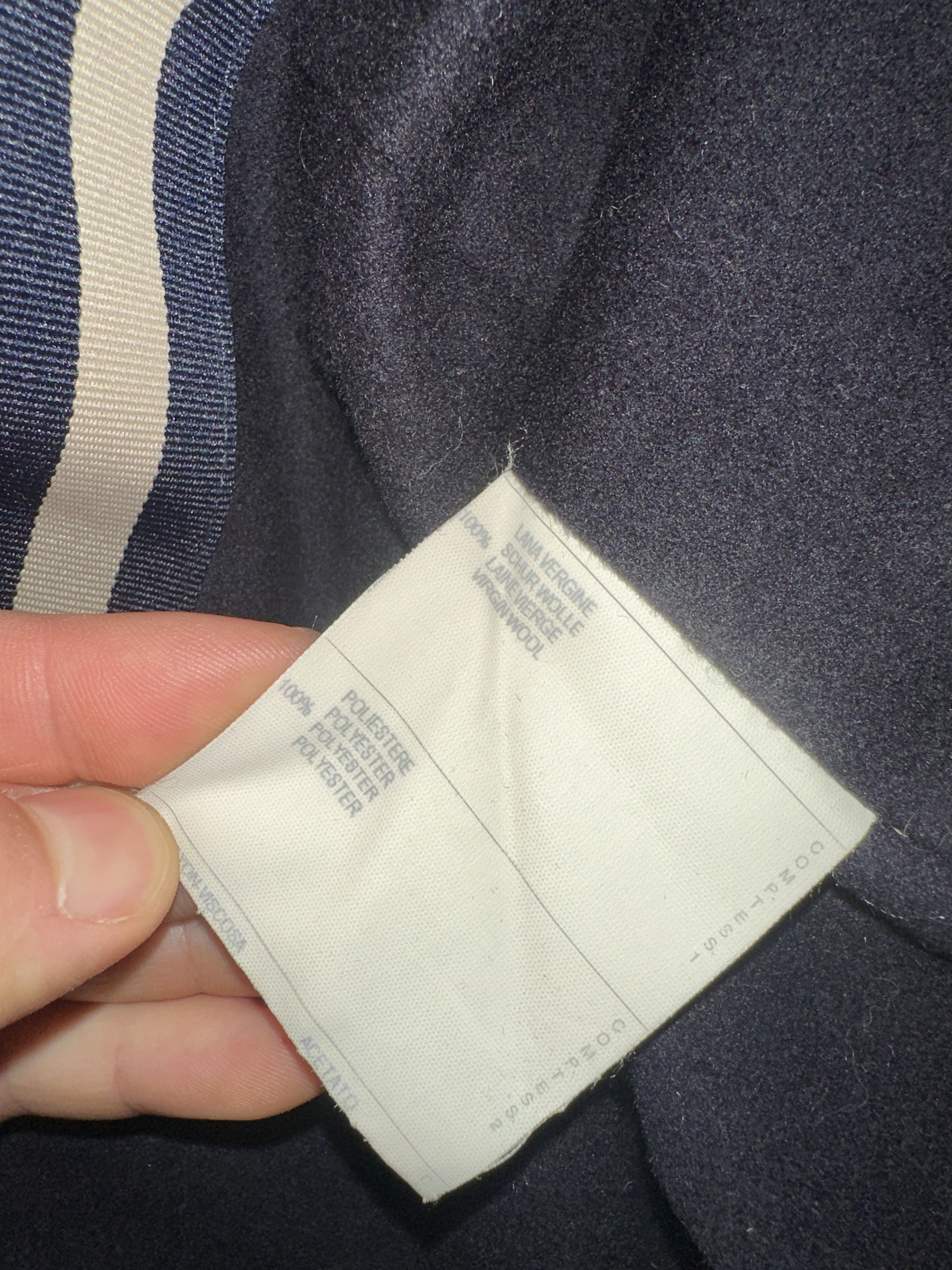 Canali Canali Wool Cashmere Tweed Style Coat Leather Collar 50 IT Size US M / EU 48-50 / 2 - 14 Thumbnail