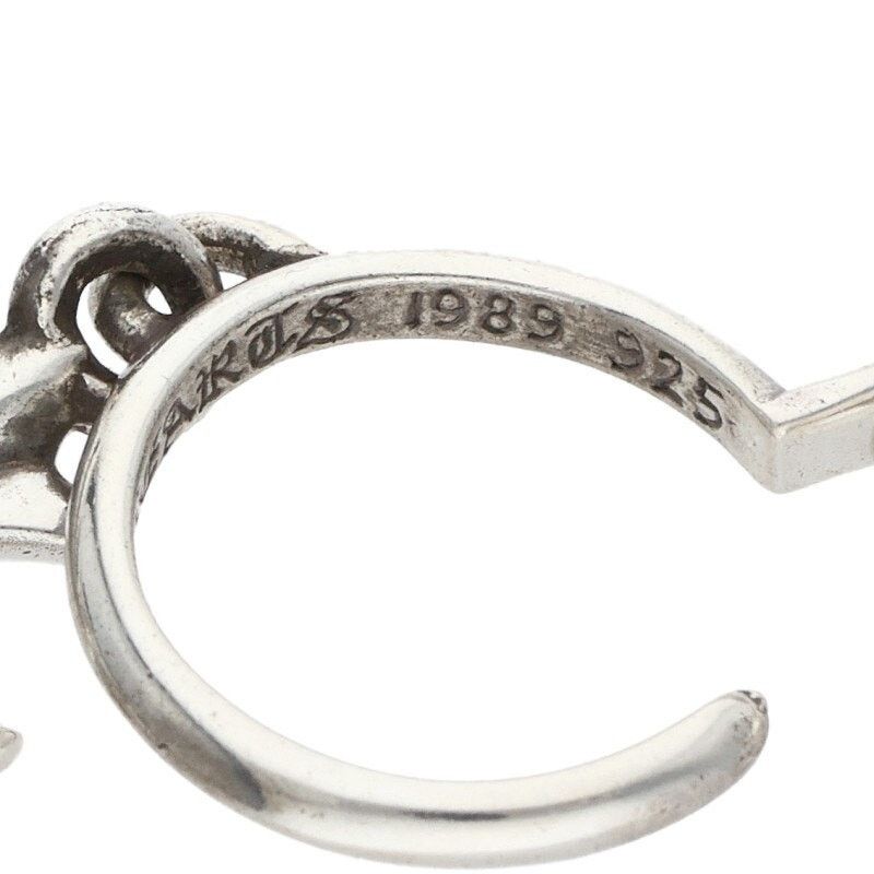 Chrome Hearts Chrome Hearts Tiny CH Cross Hoop Silver Earring Size ONE SIZE - 4 Thumbnail