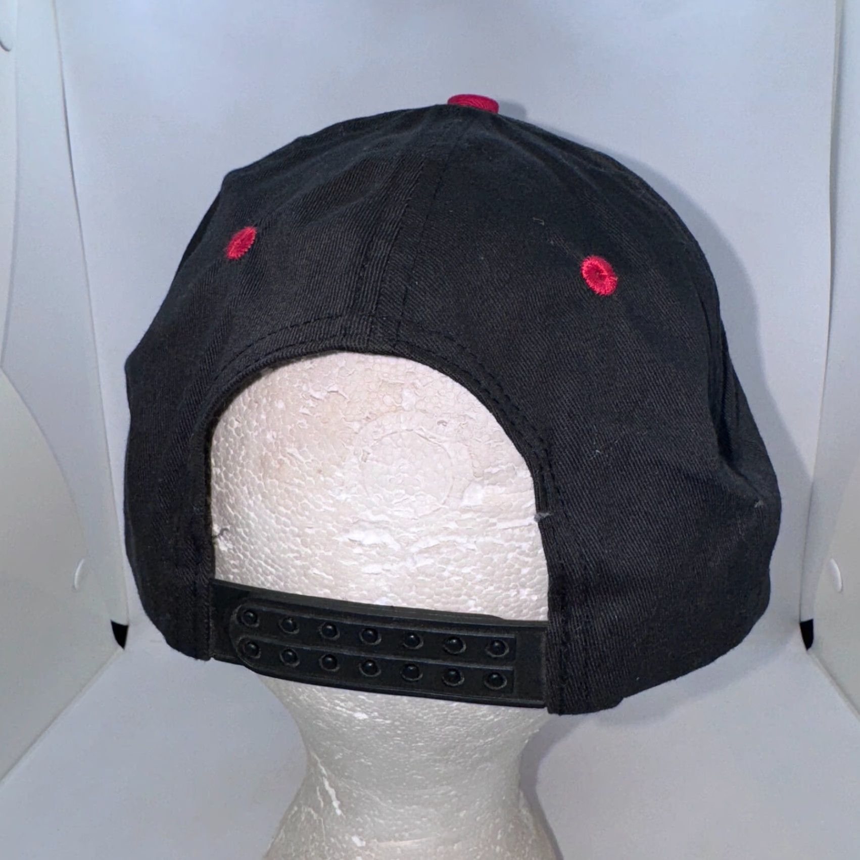 Roper VINTAGE Trail Star Hat Snapback Red Black Adjustable Men Canvas Cotton Logo Cap Size ONE SIZE - 4 Thumbnail