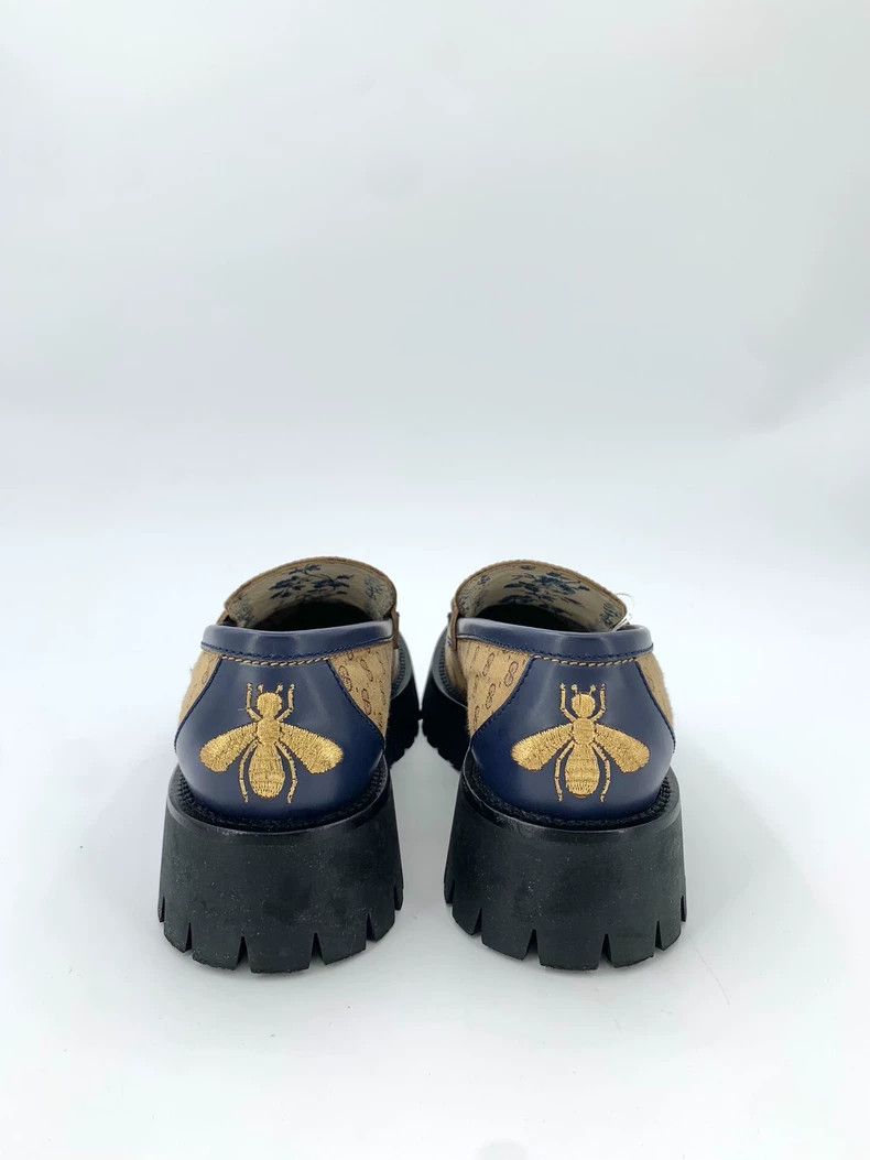 Gucci Gucci Size 37.5 Size 37.5 Brown Double G Old Flower Full Pr Size US 5 / EU 37 - 4 Thumbnail