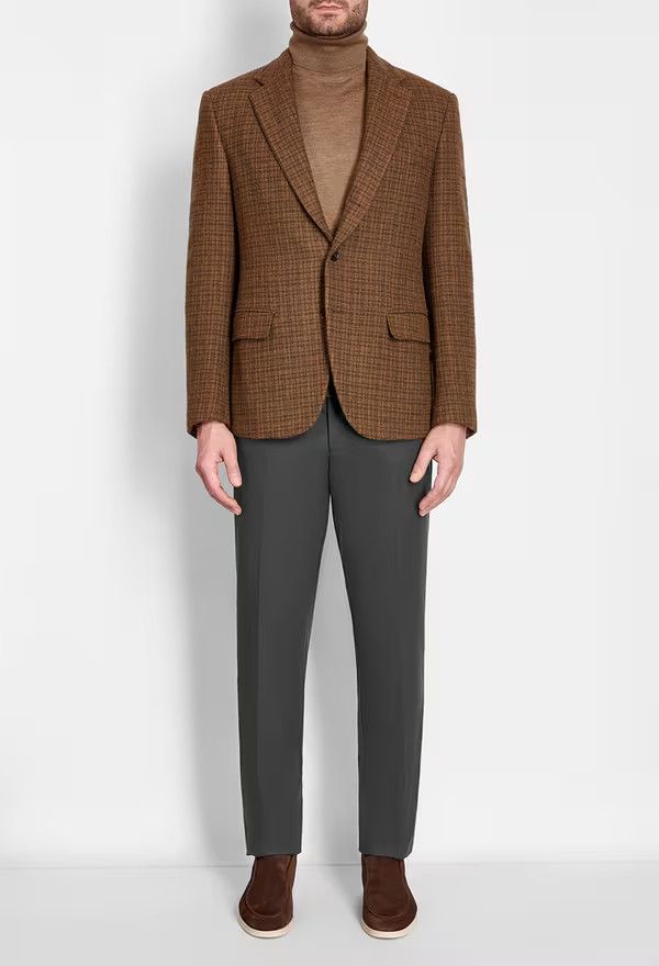 Loro Piana o1w1db10825 FAO6516 Torino Jacket in Brown Size US L / EU 52-54 / 3 - 2 Thumbnail