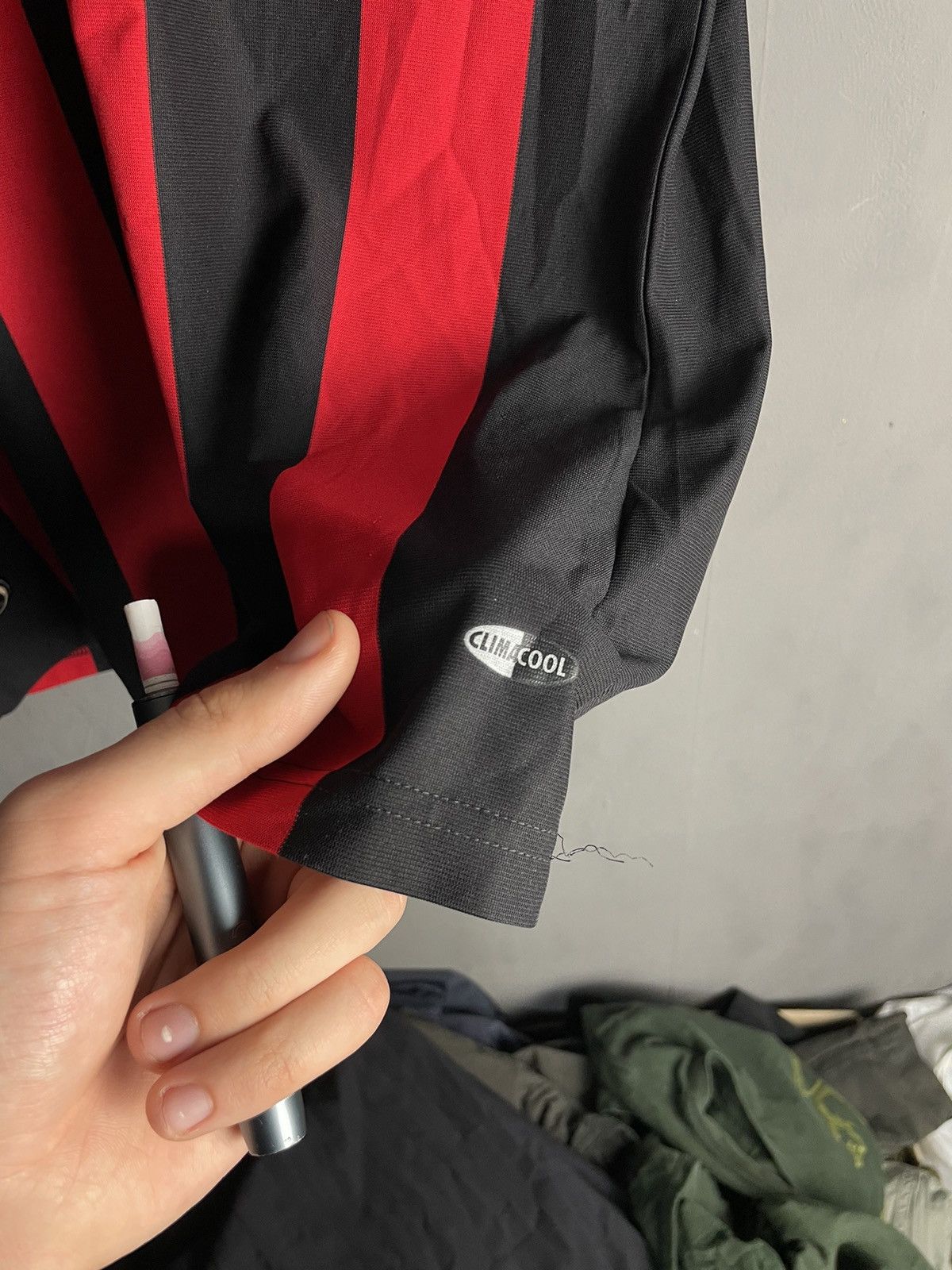 Adidas Adidas 2008-2009 AC Milan Medium Soccer Jersey Size US M / EU 48-50 / 2 - 8 Thumbnail