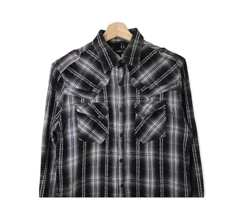 Japanese Brand Japanese Brand Omkoe Seditionaries Nice Design Flannel Shirt Size US M / EU 48-50 / 2 - 2 Thumbnail