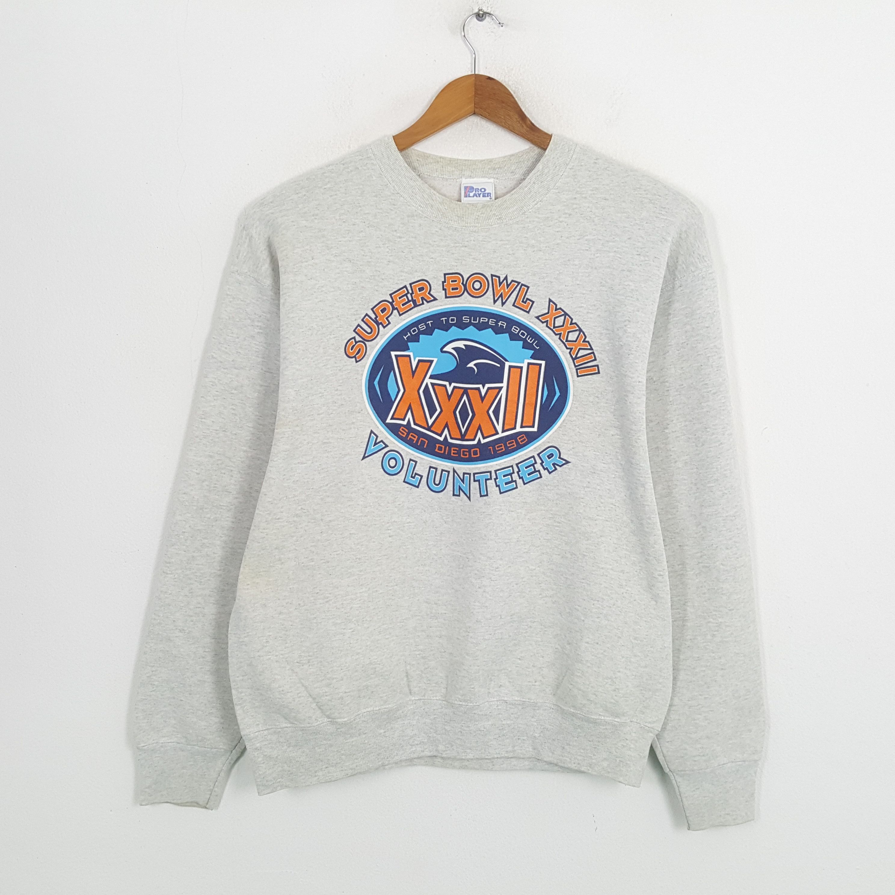 Alice San Diego × Pro Player × Vintage Vintage SUPER BOWL SAN DIEGO 1998 Promotion Sweatshirts Size US XL / EU 56 / 4 - 1 Thumbnail