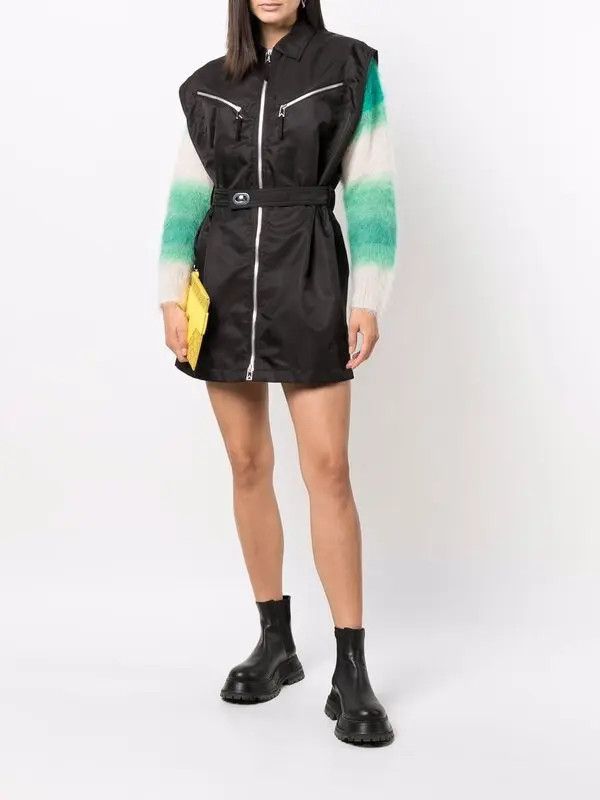 Bottega Veneta o1y0725 Shell Vest in Black Size S / US 4 / IT 40 - 5 Thumbnail