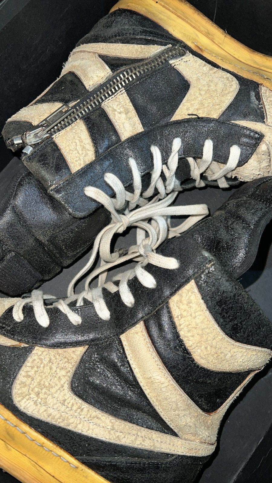 Rick Owens × Rick Owens Drkshdw Rick Owens SS09 Strutter Mohawk Oreo Dunks Size US 9 / EU 42 - 11 Thumbnail