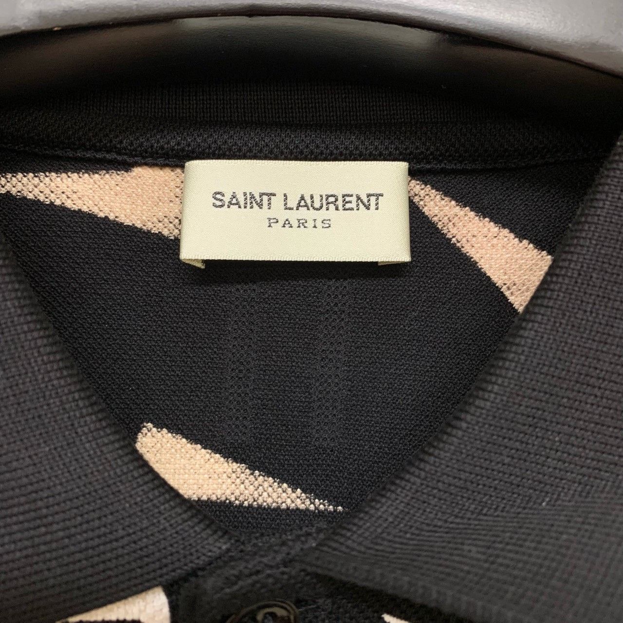 Saint Laurent Paris Saint laurent Printed polo short sleeve 2501-Nextarrow Size US XL / EU 56 / 4 - 2 Thumbnail