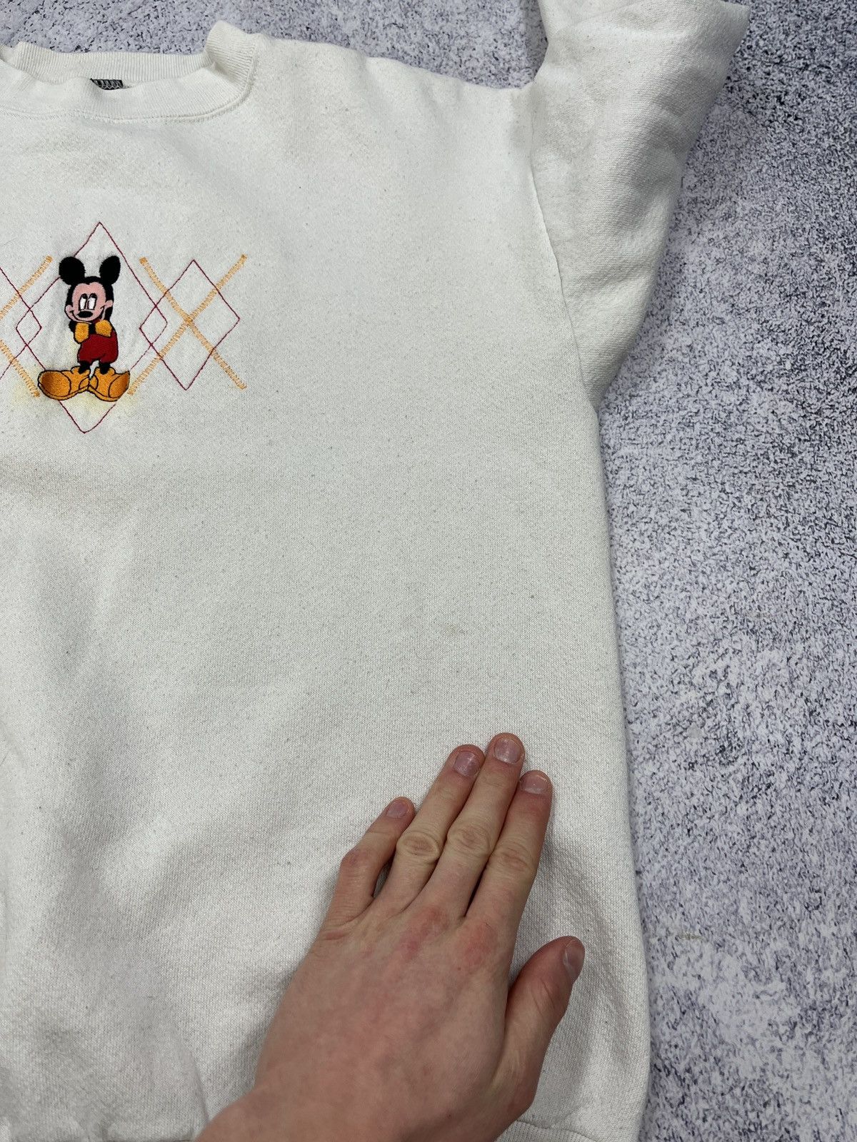 Disney × Mickey Unlimited × Vintage Vintage 90’s Mickey Unlimited Mickey Mouse Sweatshirt Rare Size US S / EU 44-46 / 1 - 13 Thumbnail