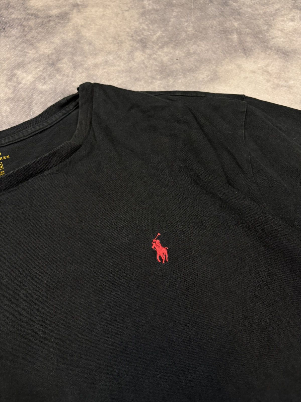 Polo Ralph Lauren × Vintage Polo Ralph Lauren basic t shirt small pony black chief keef Size US XXL / EU 58 / 5 - 2 Thumbnail