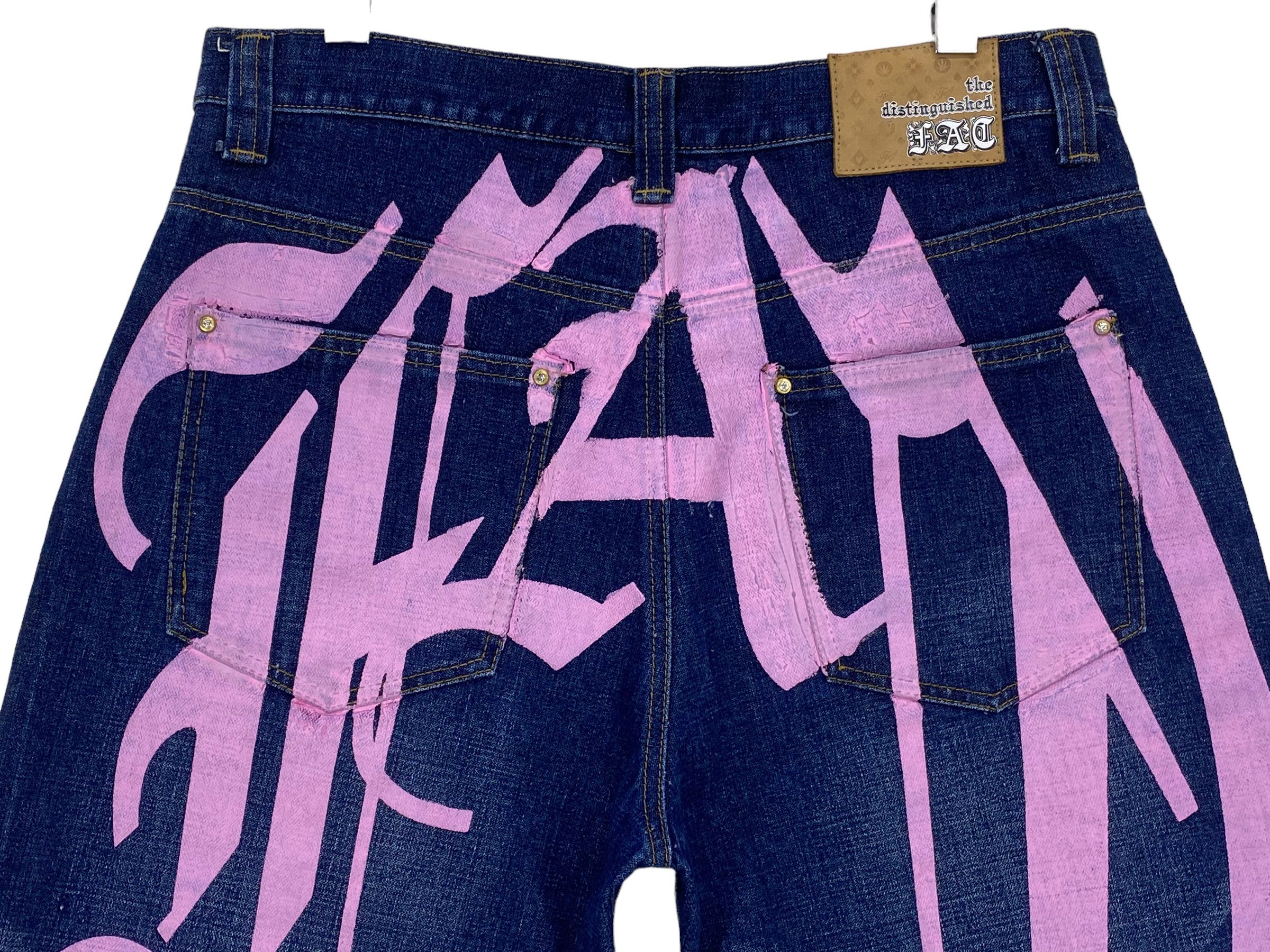 Japanese Brand Fad Denim Jeans Baggy Jeans Pants Size US 34 / EU 50 - 5 Thumbnail