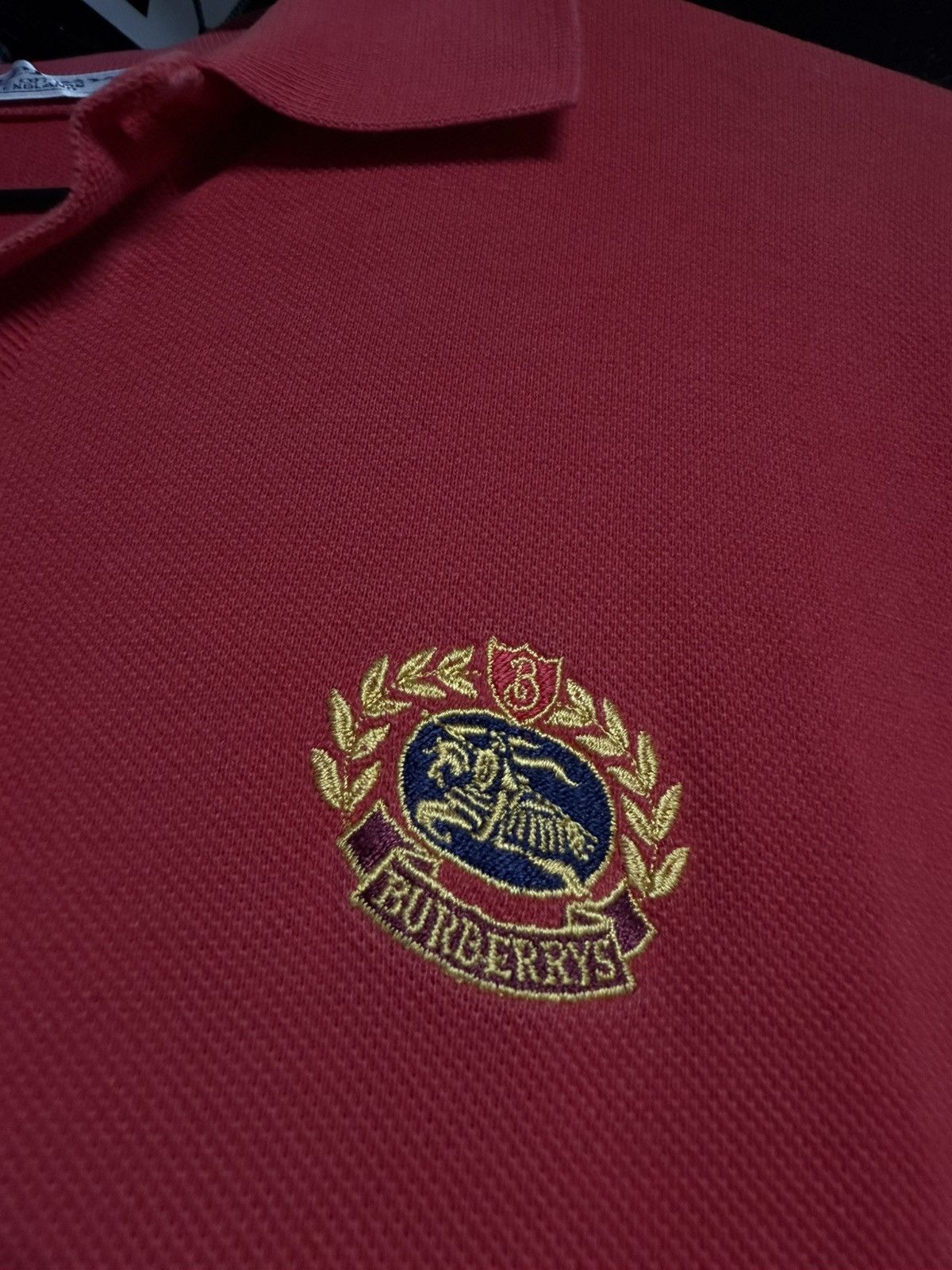Burberry Burberry Logo Polo Men’s T-Shirt Preowned Size Large Size US L / EU 52-54 / 3 - 4 Thumbnail