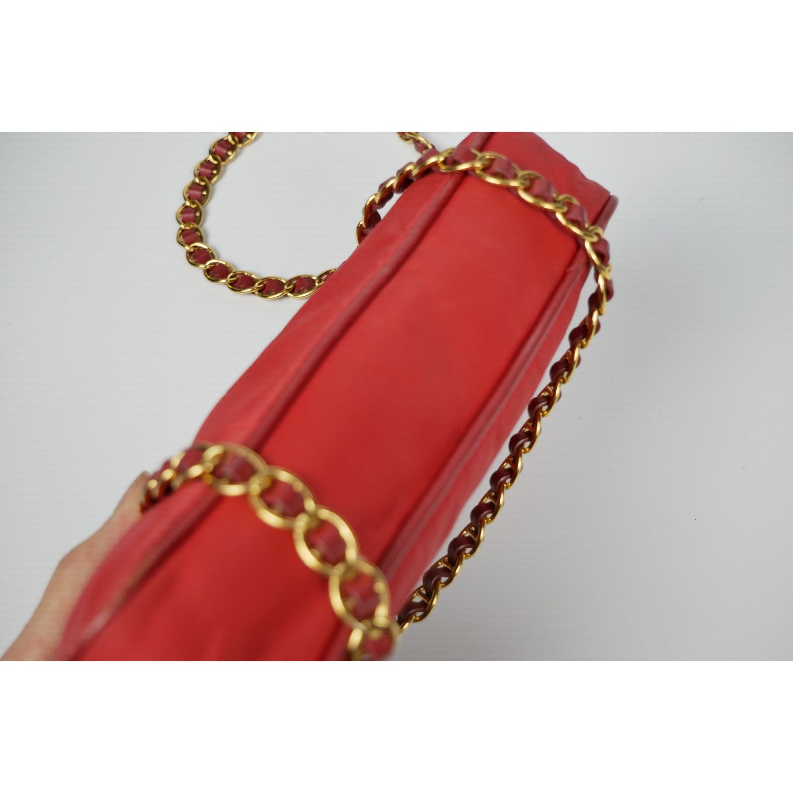 Prada Saffiano Nylon Chain Crossbody Bag Size ONE SIZE - 10 Thumbnail