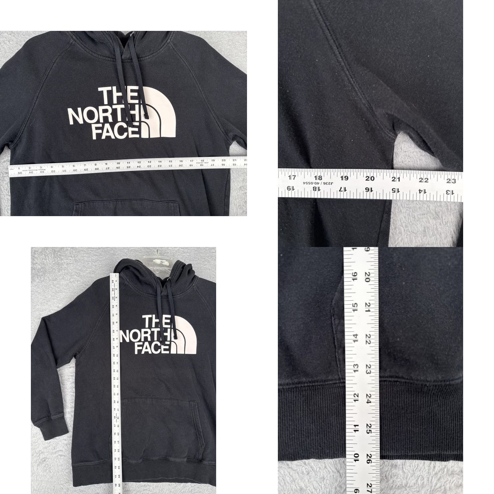 The North Face The North Face Hoodie Womens Large Black Pullover Half Dome Logo Sweatshirt Shirt Size L / US 10 / IT 46 - 8 Thumbnail