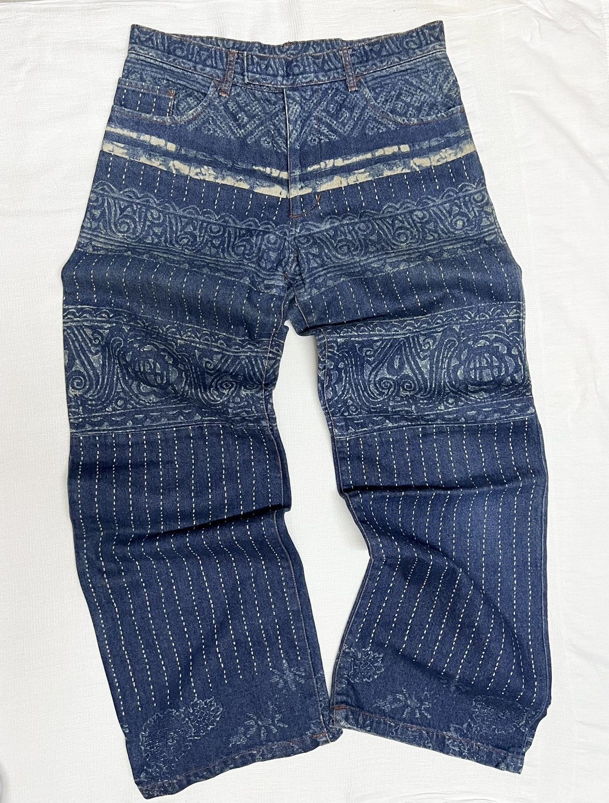 🔥HOT DROPS🔥JEAN PAUL GAULTIER DENIM FULLPRINT