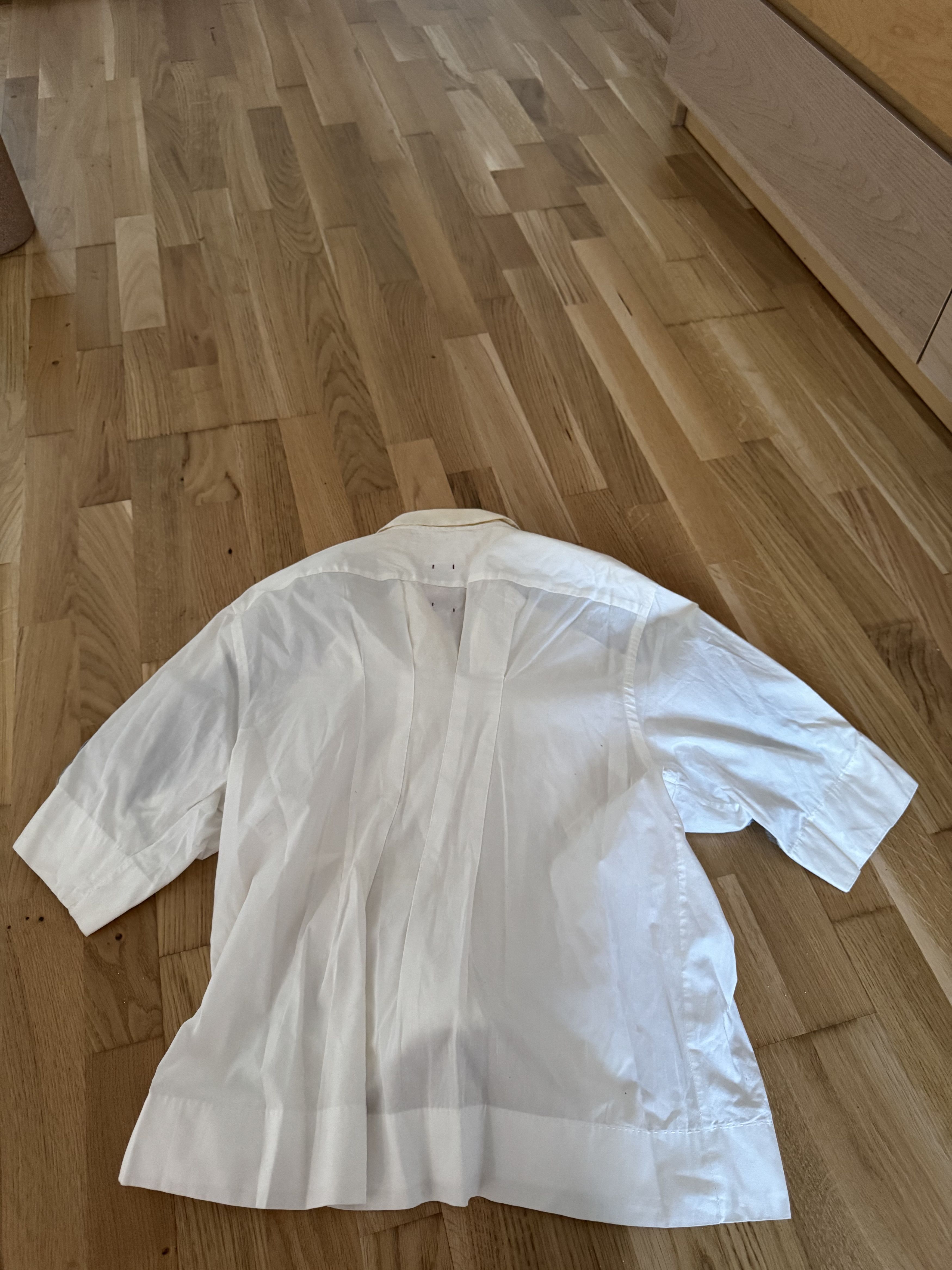 Antonio Marras Antonio Marras White Designer Shirt with Sculpted Sleeves Size M / US 6-8 / IT 42-44 - 4 Thumbnail