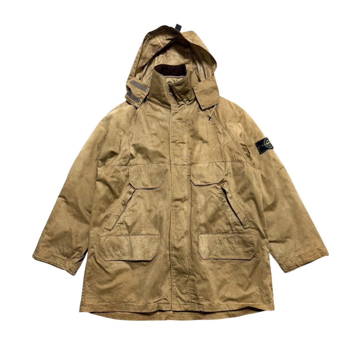 STONE  1993〜94 RASO GOMMATO M Stone Island 1993 Vintage Raso Gommato Dutch Rope Jacket