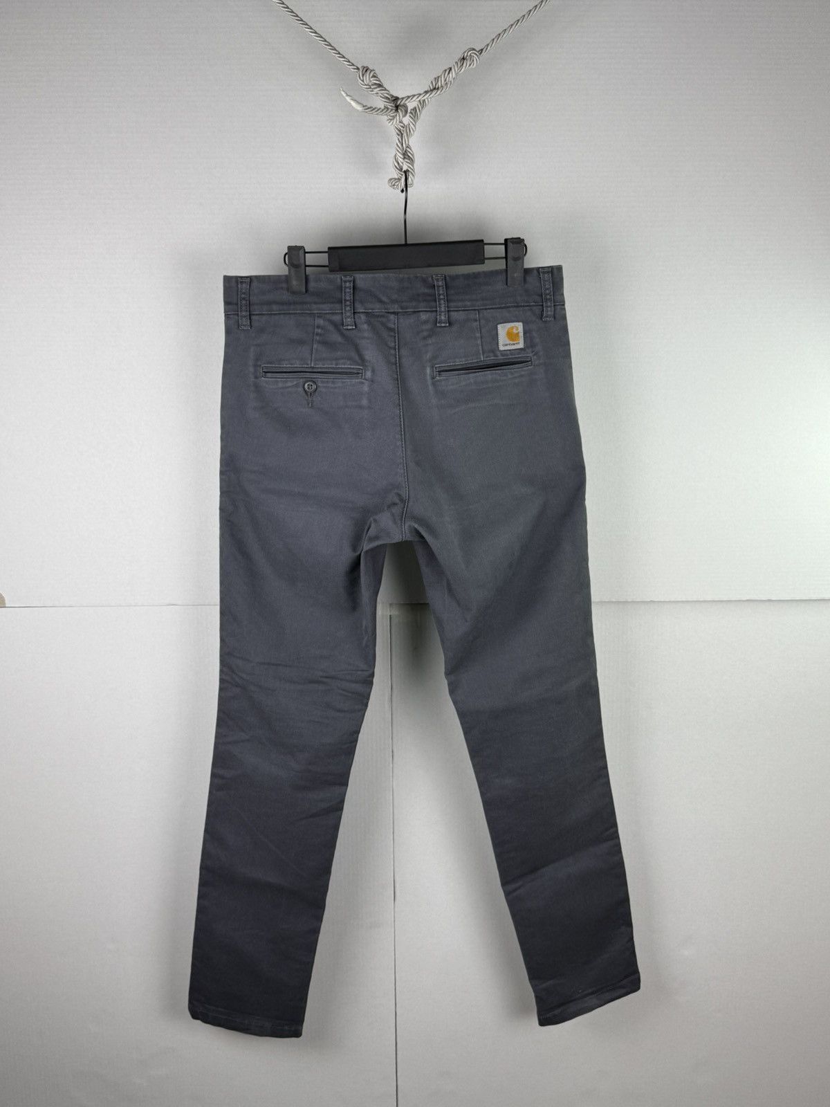 Carhartt Wip Carhartt WIP Sid Pant Grey Slim Fit Streetwear Essential Size US 31 - 2 Thumbnail