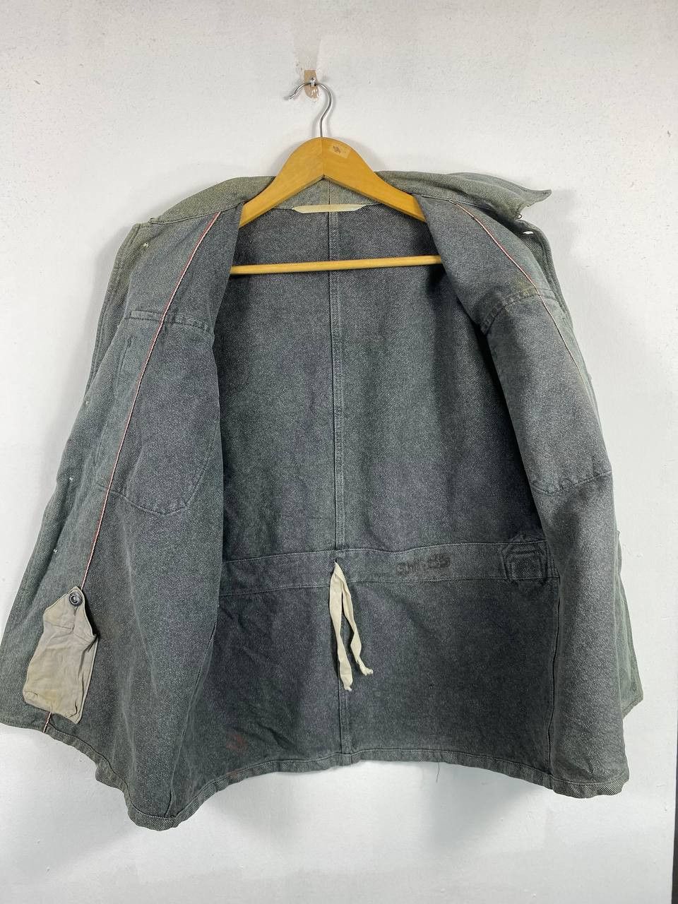 Vintage vintage military denim jacket selvedge nice design Size US L / EU 52-54 / 3 - 6 Thumbnail