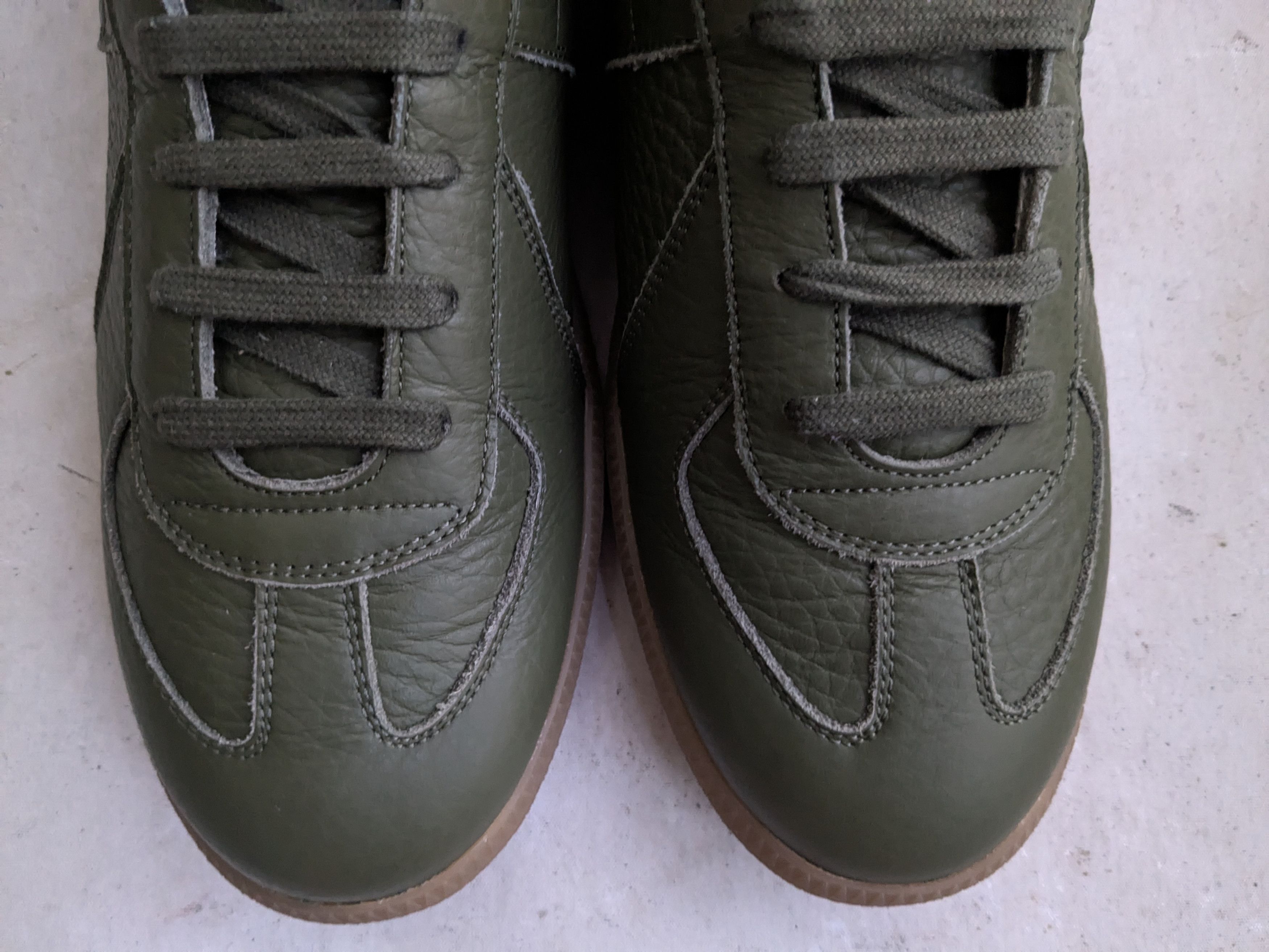 Maison Margiela Maison Margiela GAT Replica Olive Green 13 46 Low Size US 13 / EU 46 - 5 Thumbnail