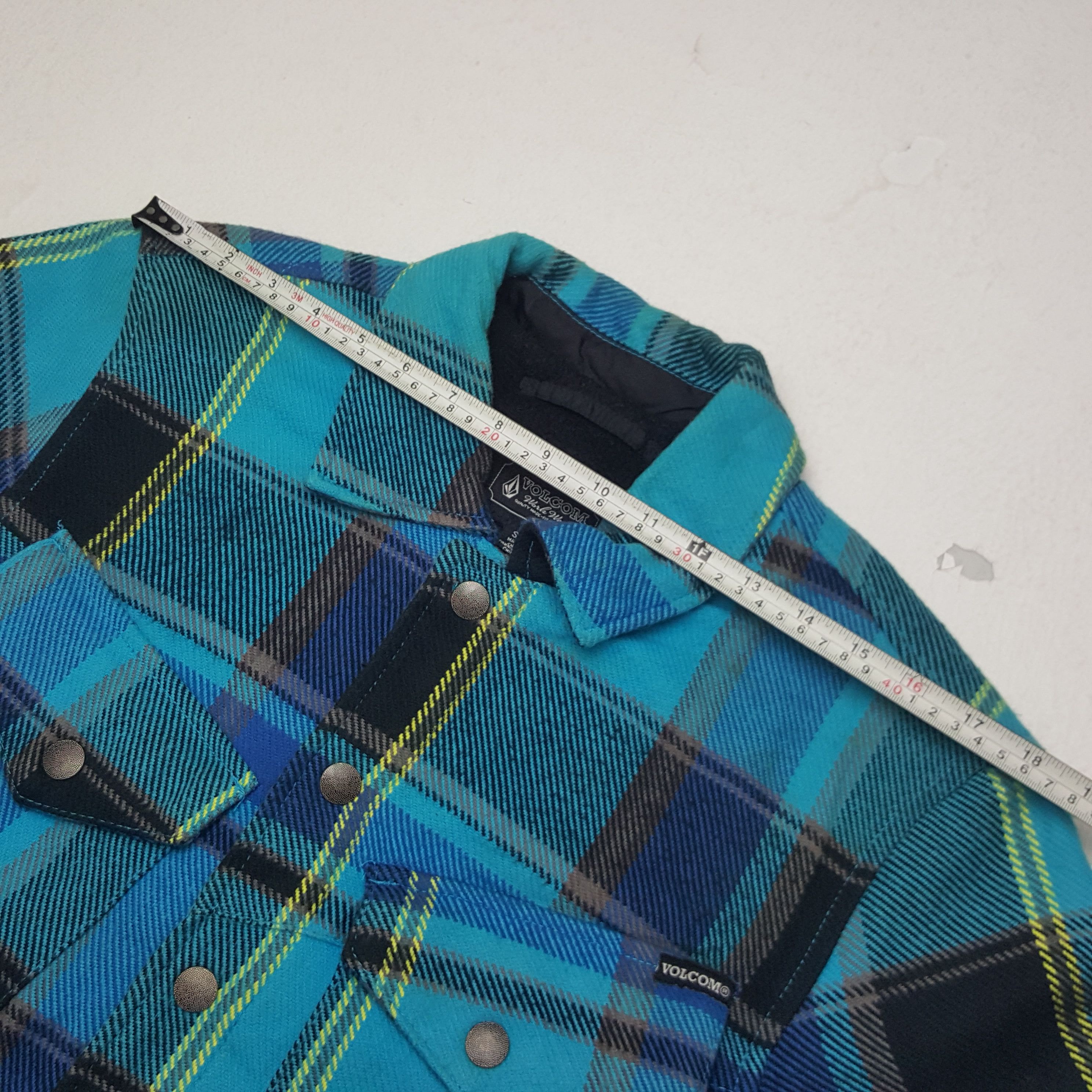 Vintage × Volcom Vintage Volcom American Style Fleece Shirt Jacket Size US M / EU 48-50 / 2 - 6 Thumbnail