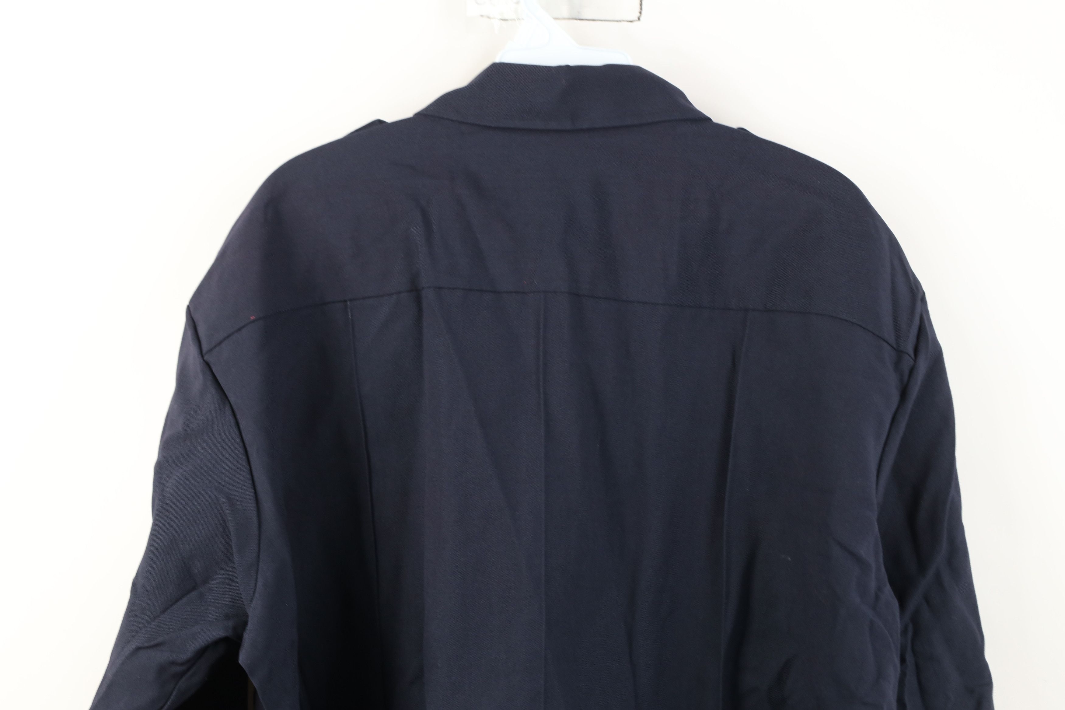 Vintage Vintage 70s Military Gabardine Blend Knit Button Shirt USA Size US M / EU 48-50 / 2 - 13 Thumbnail