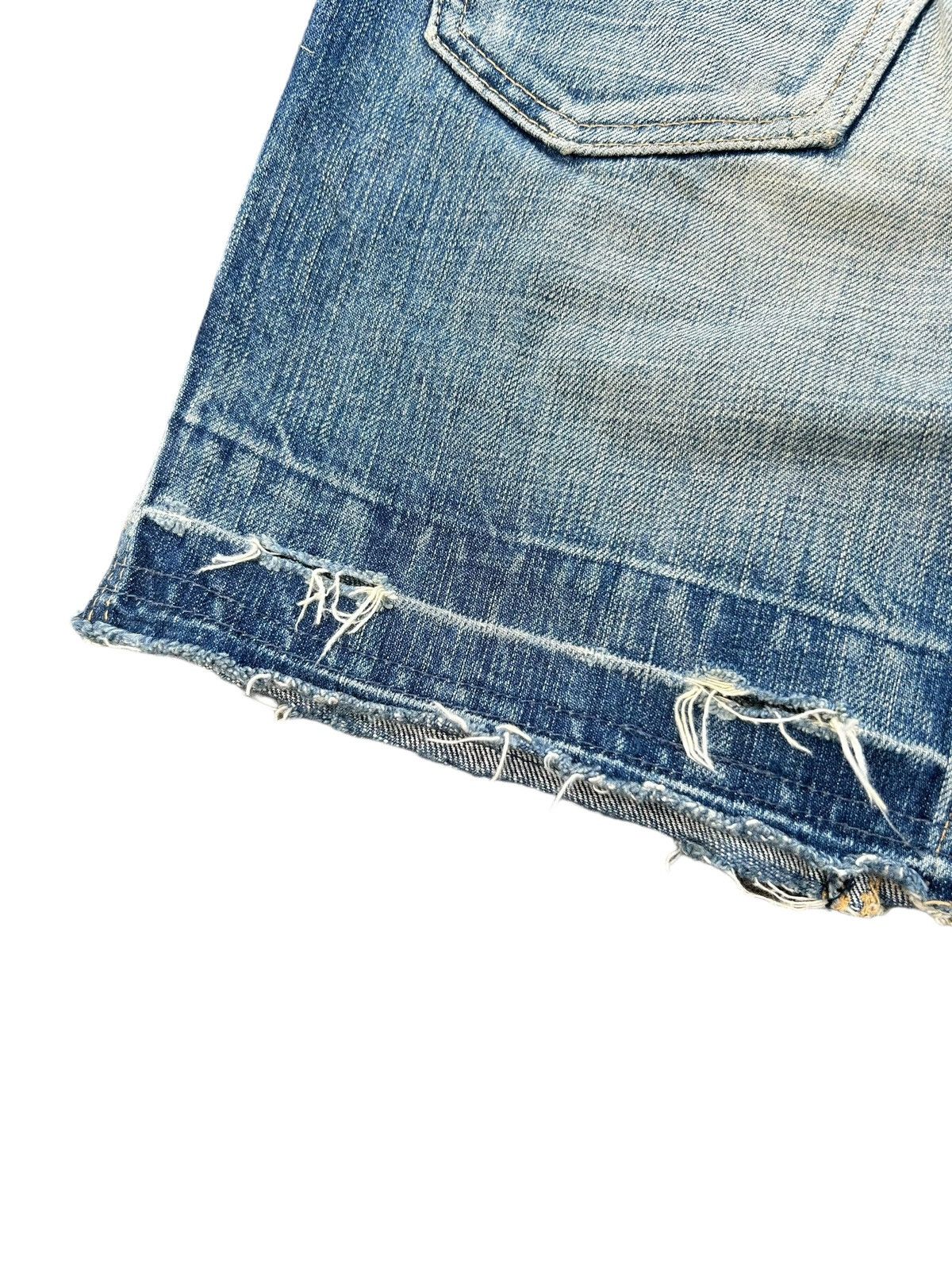 Hysteric Glamour × Japanese Brand × Kapital Hysteric Glamour Vintage distressed Skirt Jeans🎌☠️ Size 29" - 11 Thumbnail