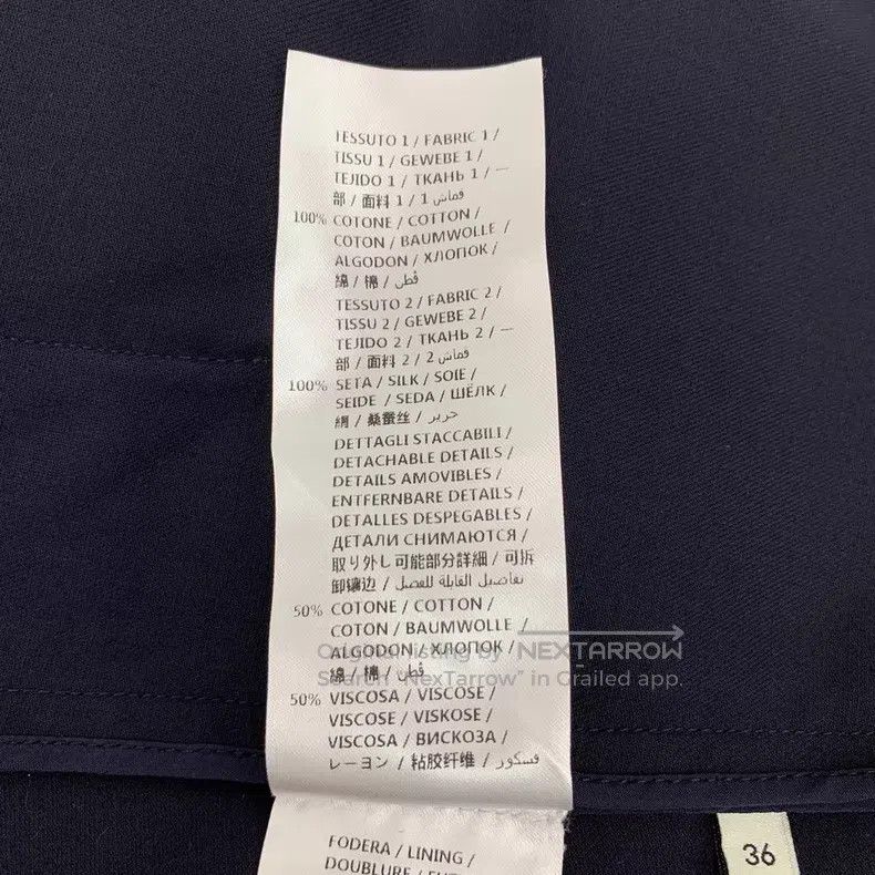 Gucci Gucci Dark blue cotton doll collar long-sleeved dress Size XS / US 0-2 / IT 36-38 - 7 Thumbnail