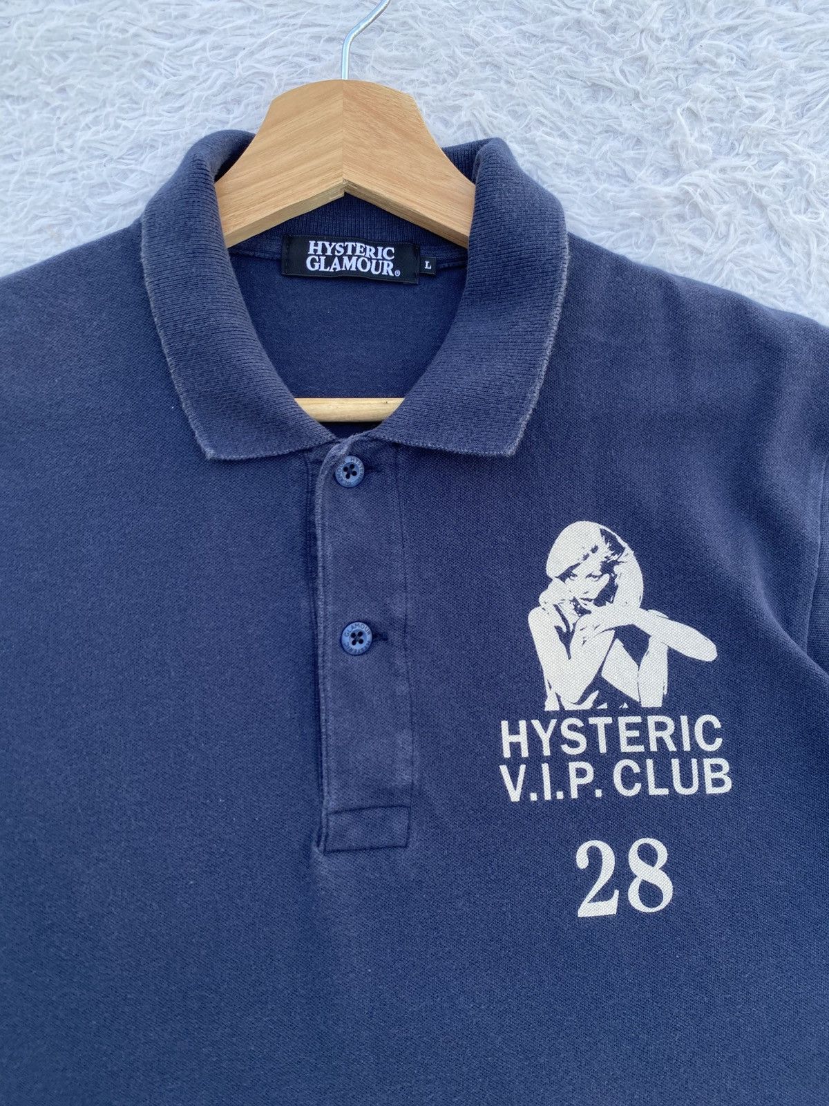 Hysteric Glamour Rare Vintage Hysteric Glamour VIP Club Polo Tee Size US M / EU 48-50 / 2 - 14 Thumbnail