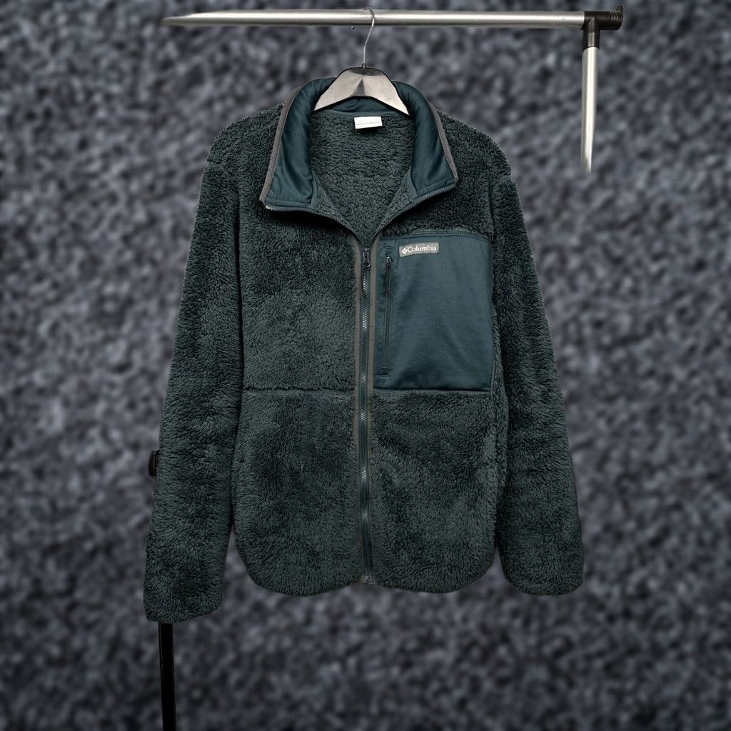 Vintage Columbia Mens Teddy Sherpa Fleece Jacket L Size US L / EU 52-54 / 3 - 1 Thumbnail