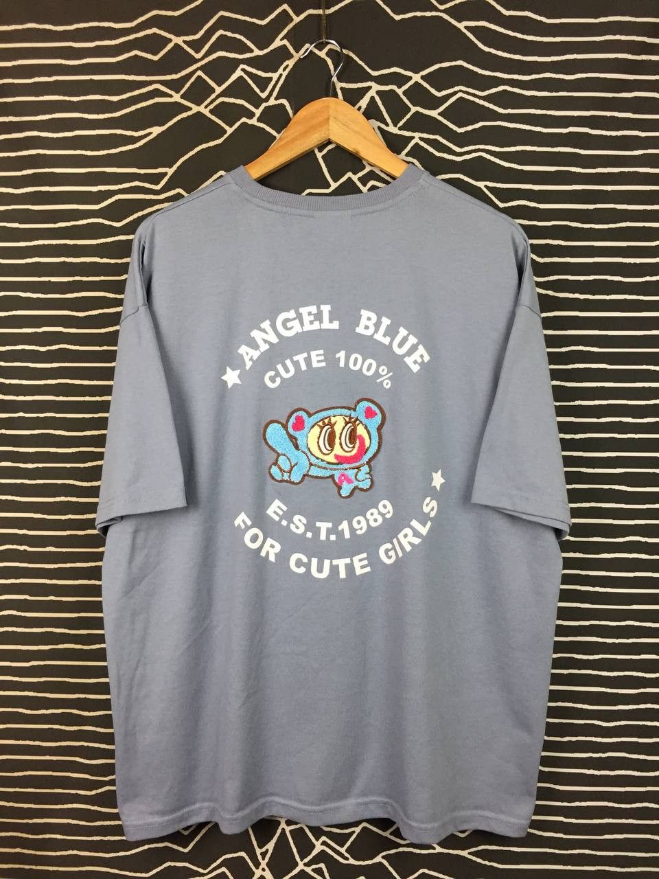 Angel Blue Japanese Kawaii Brand For Cute Girls Graphic Tee